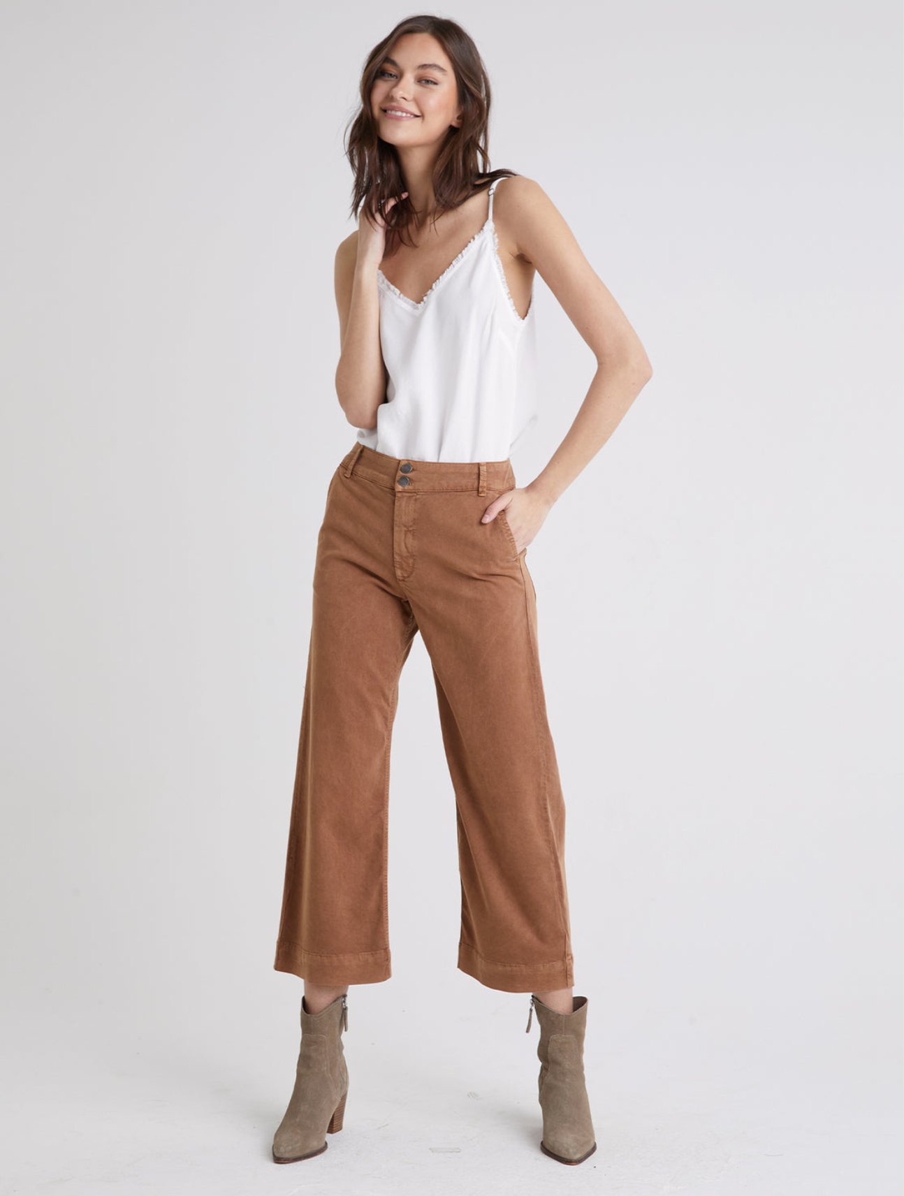 Saige Wide Leg Crop