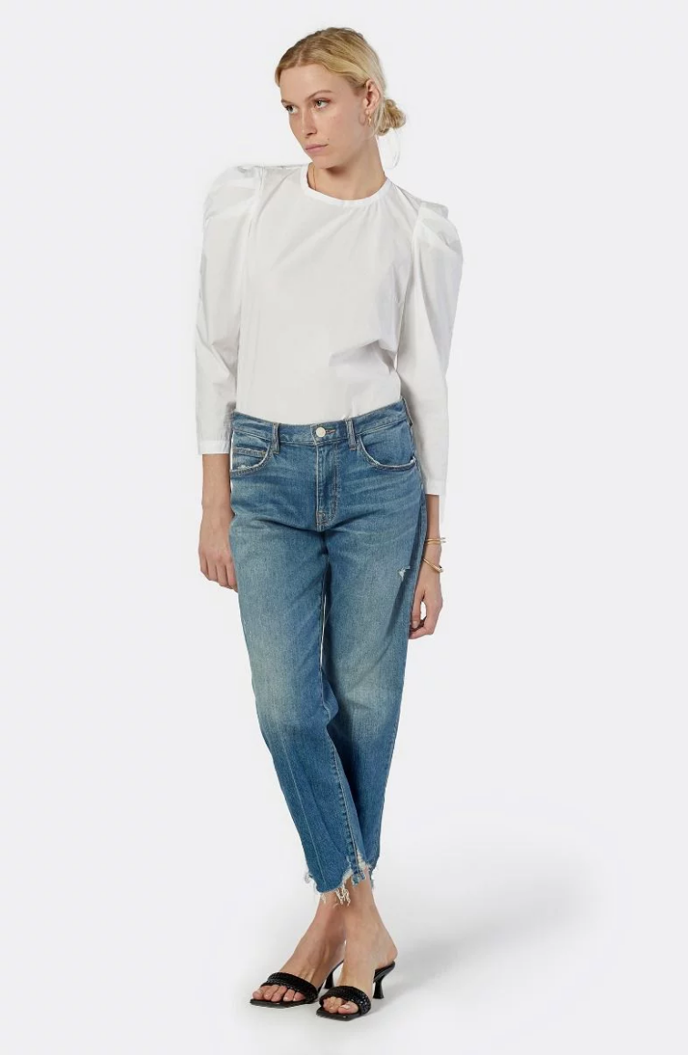 Rene Long Sleeve Cotton Top