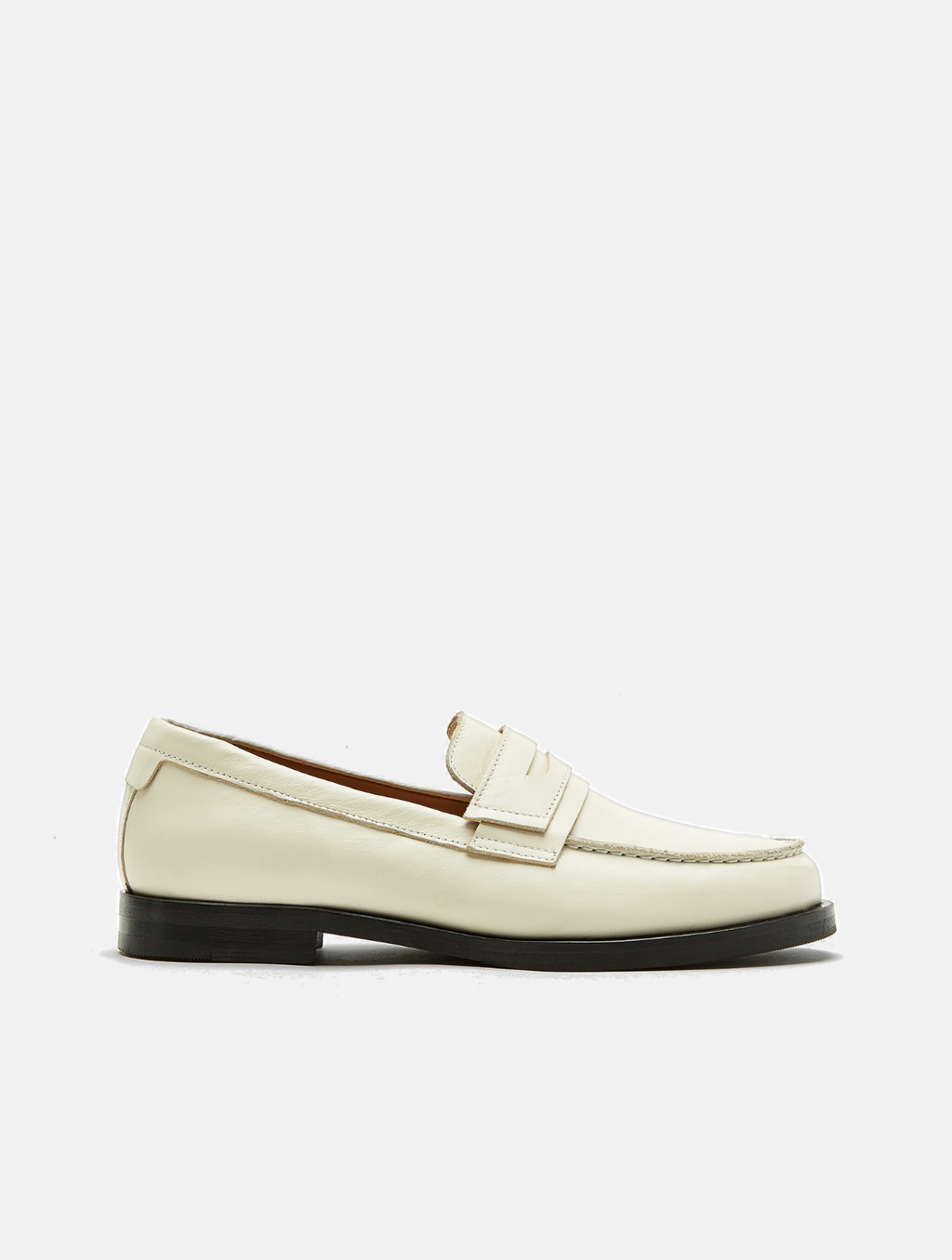 Mavis flare heel loafer clearance