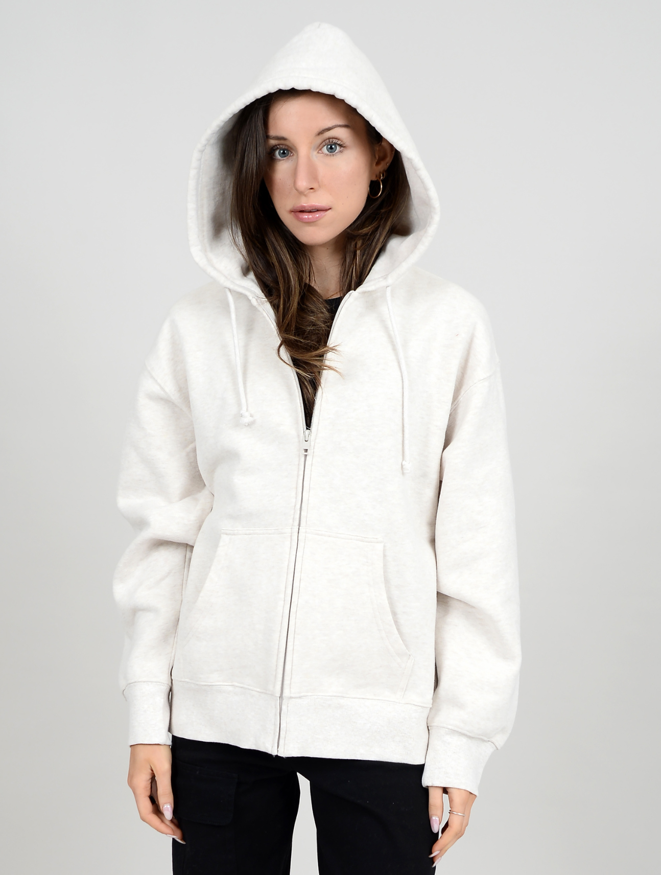 Mia Sleeve Stripe Hooded Snap Fleece Jacket – COLOSSEUMUSA