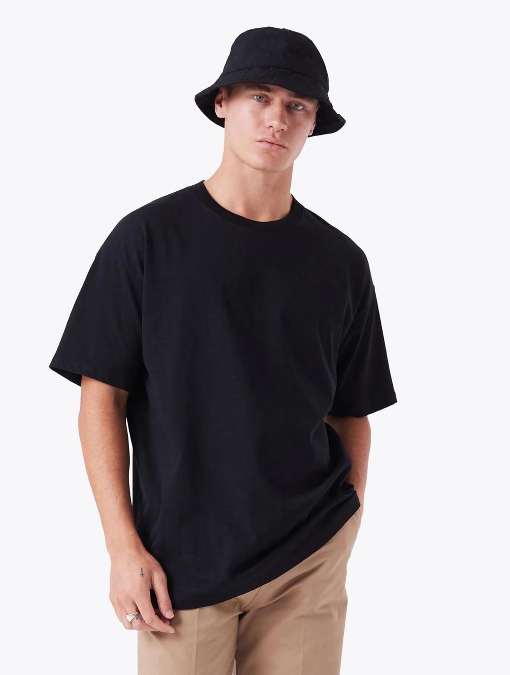 Premium Box-fit Organic T-shirt Black