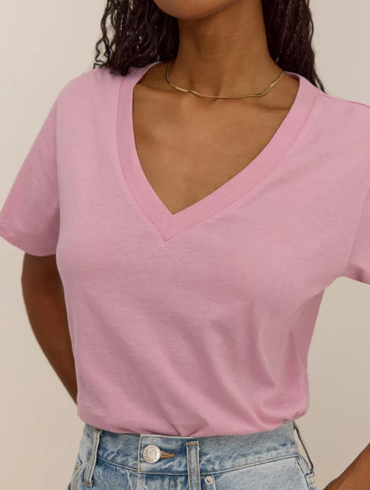 Girlfriend V-Neck Tee