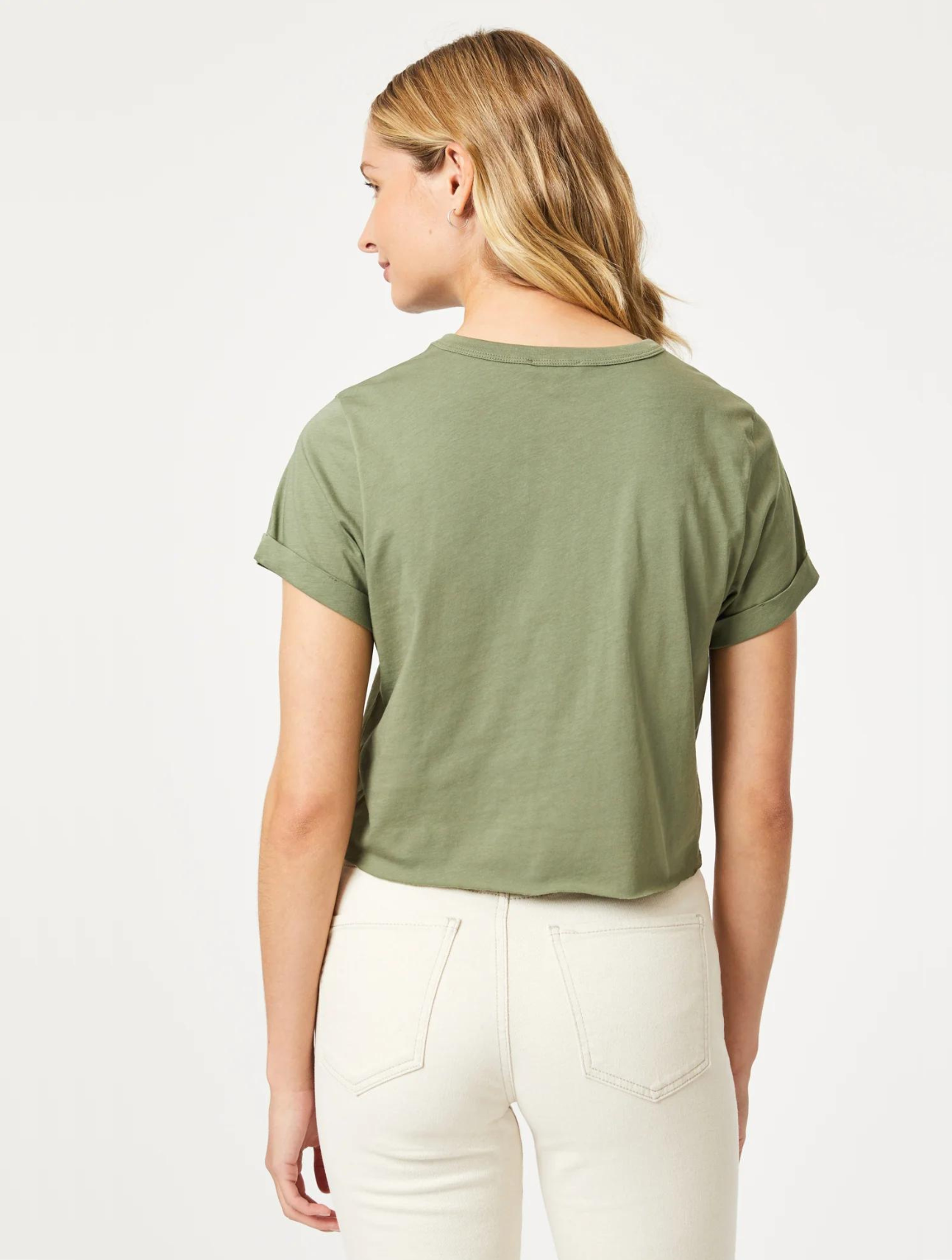 Cropped Cut-Off T-Shirt