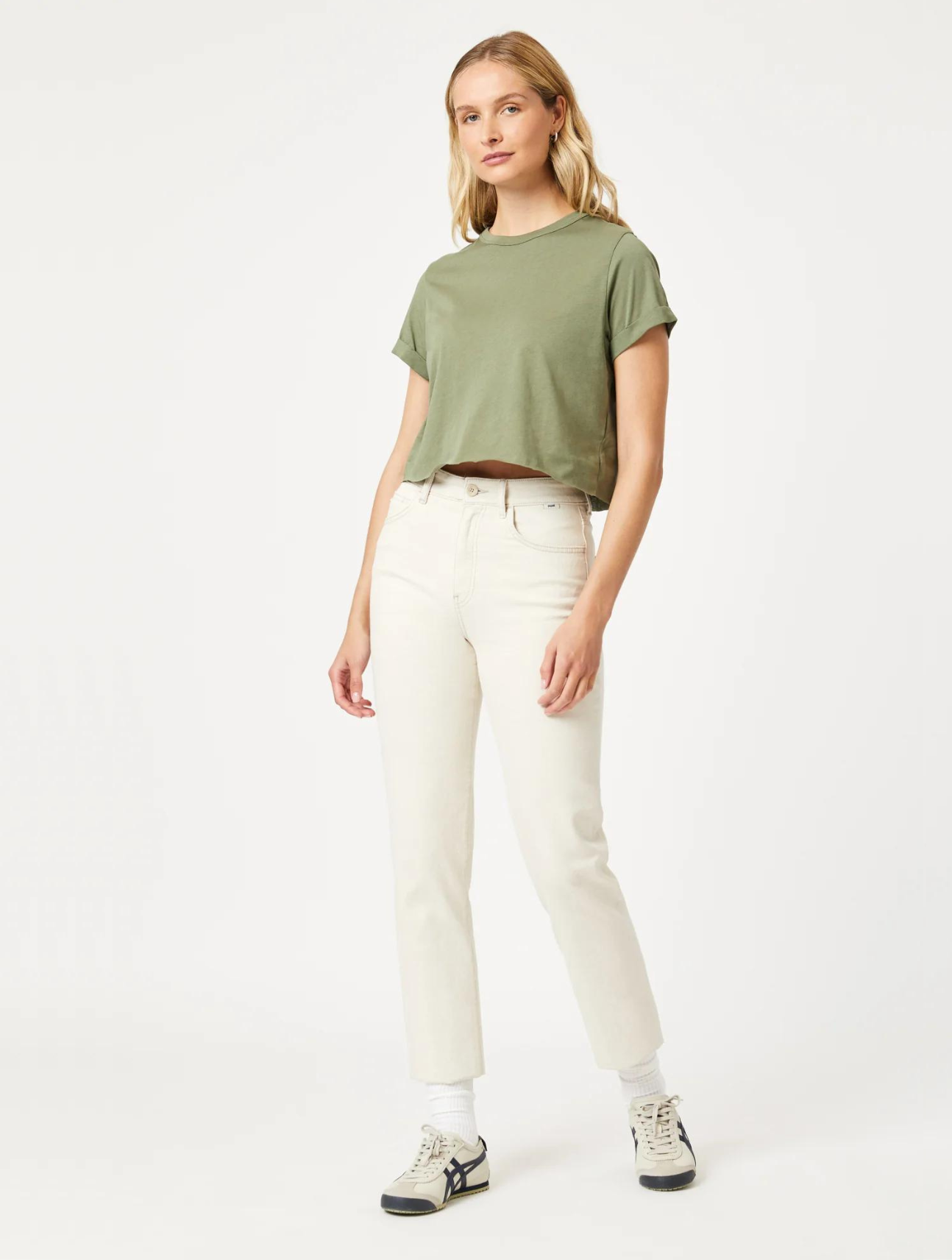 Cropped Cut-Off T-Shirt