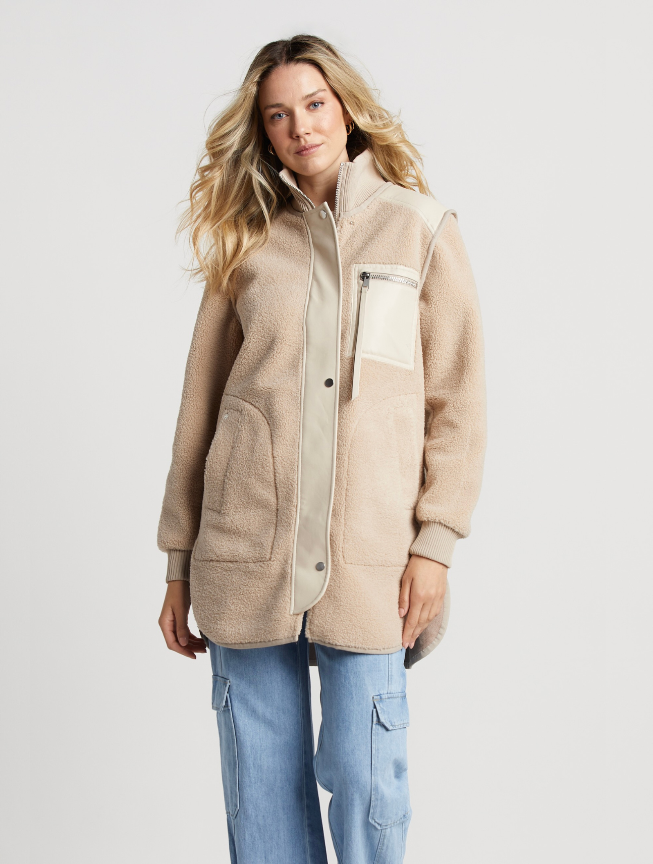 Audrey Faux Shearling Coat