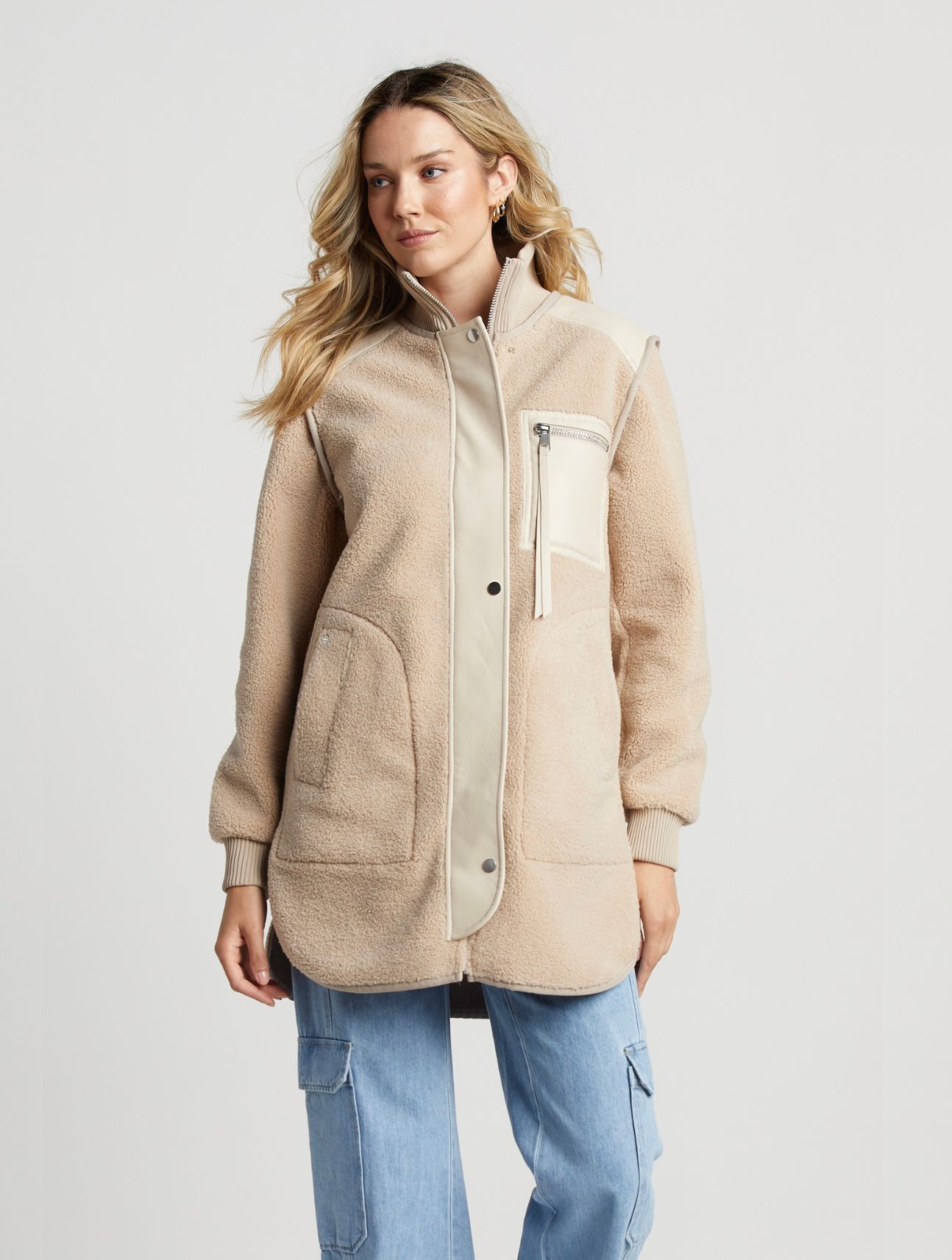 Audrey Faux Shearling Coat