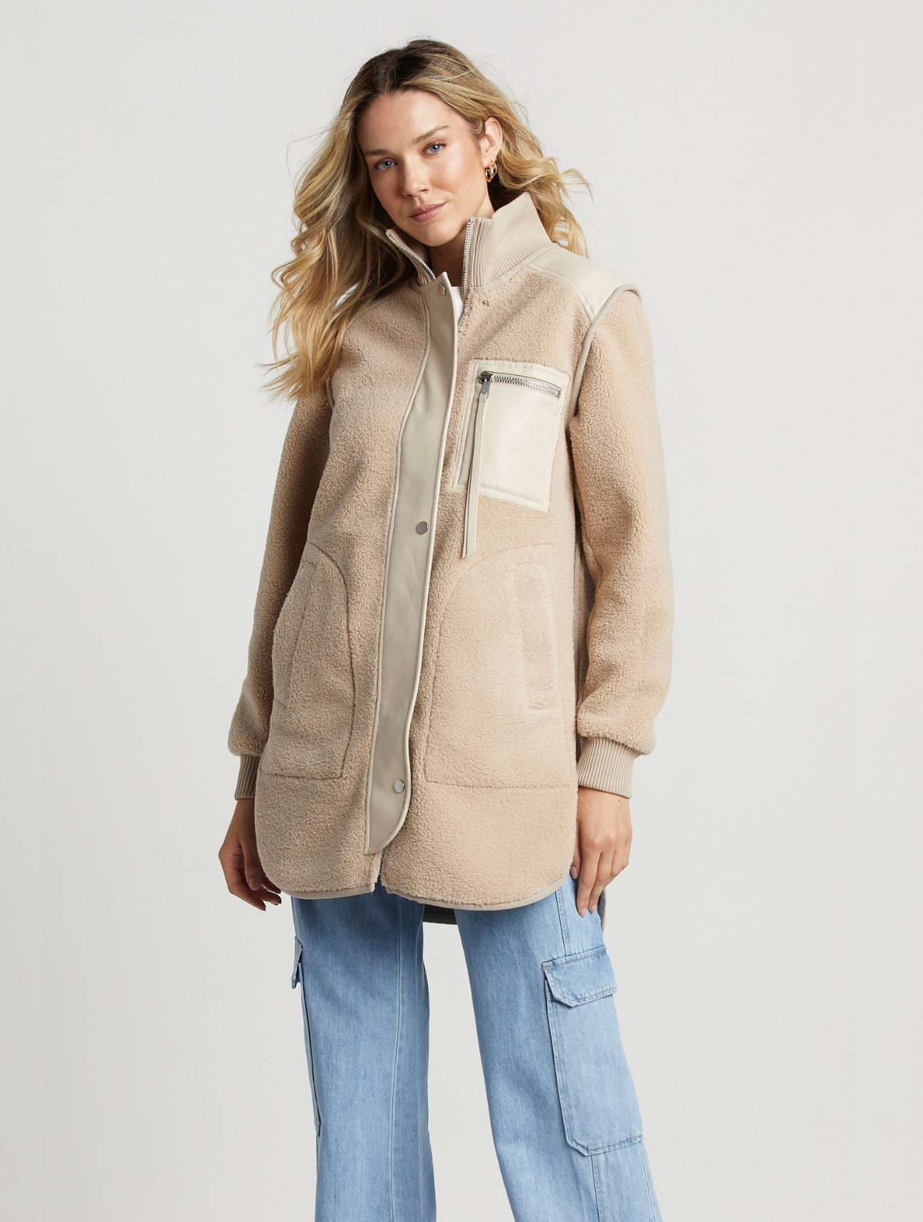 Audrey Faux Shearling Coat