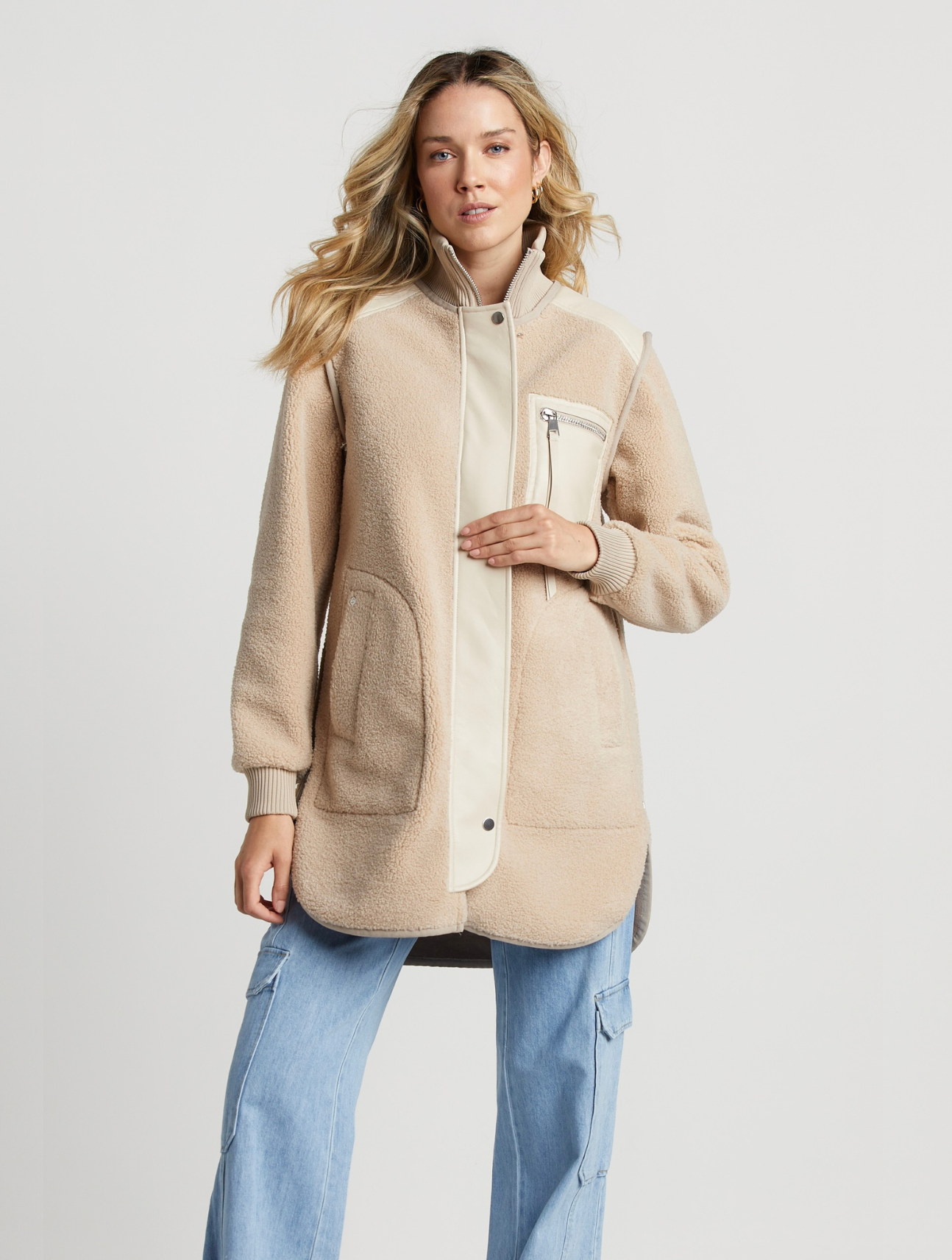 Audrey Faux Shearling Coat