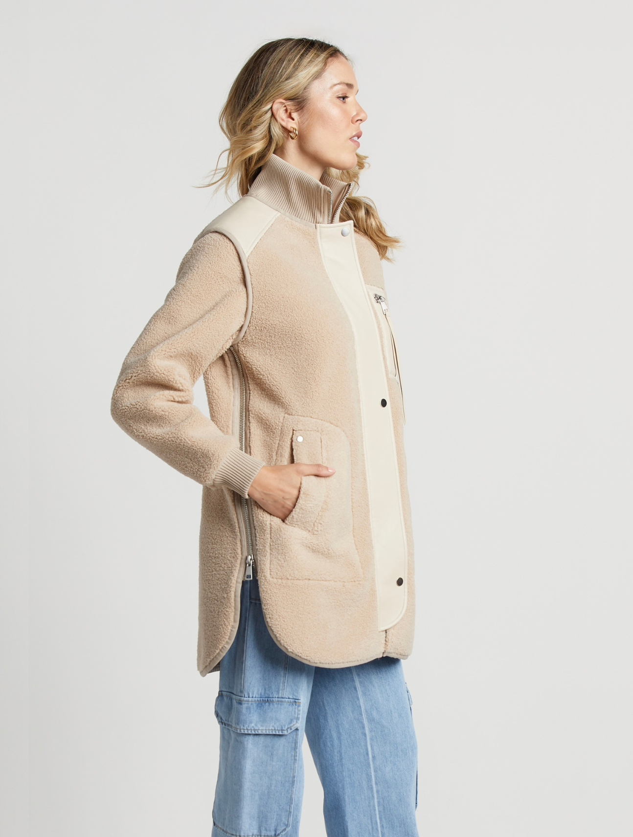 Audrey Faux Shearling Coat