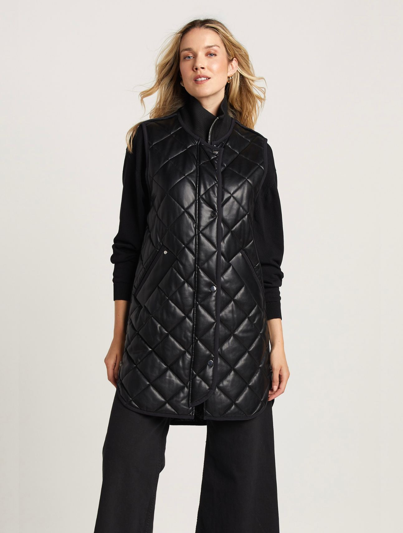 Destiny Quilted Long Vest