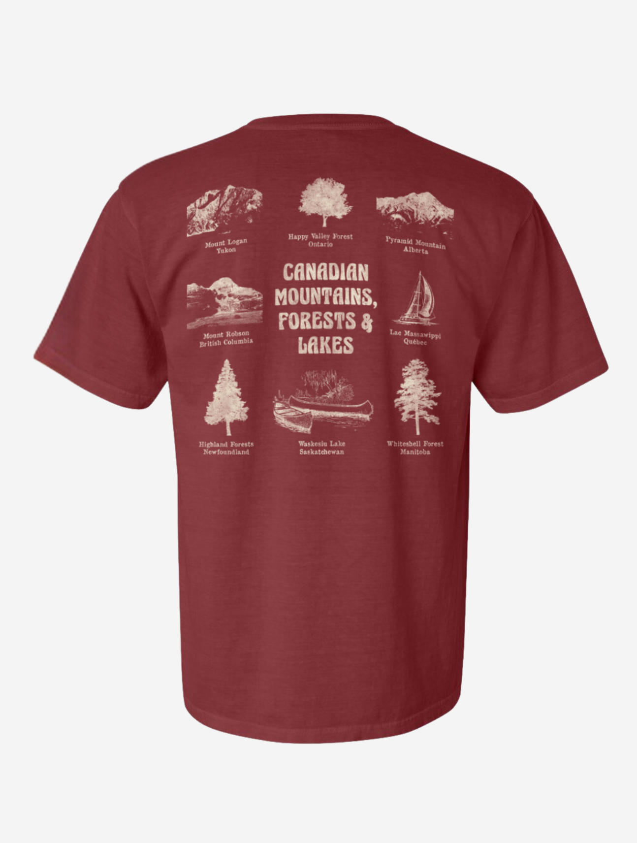 Mountains Forests & Lakes T-Shirt