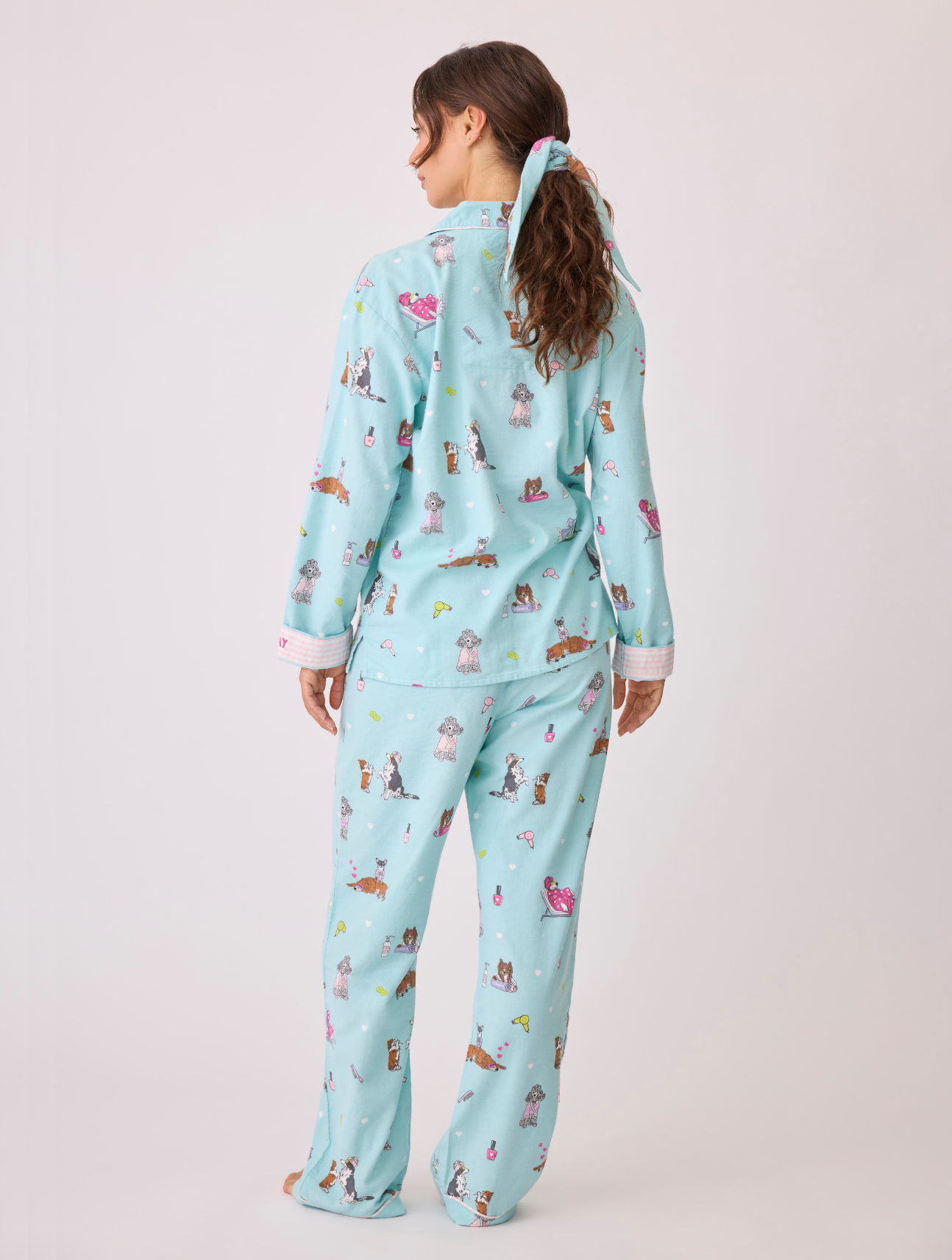 Spaw Day Flannel PJ Set