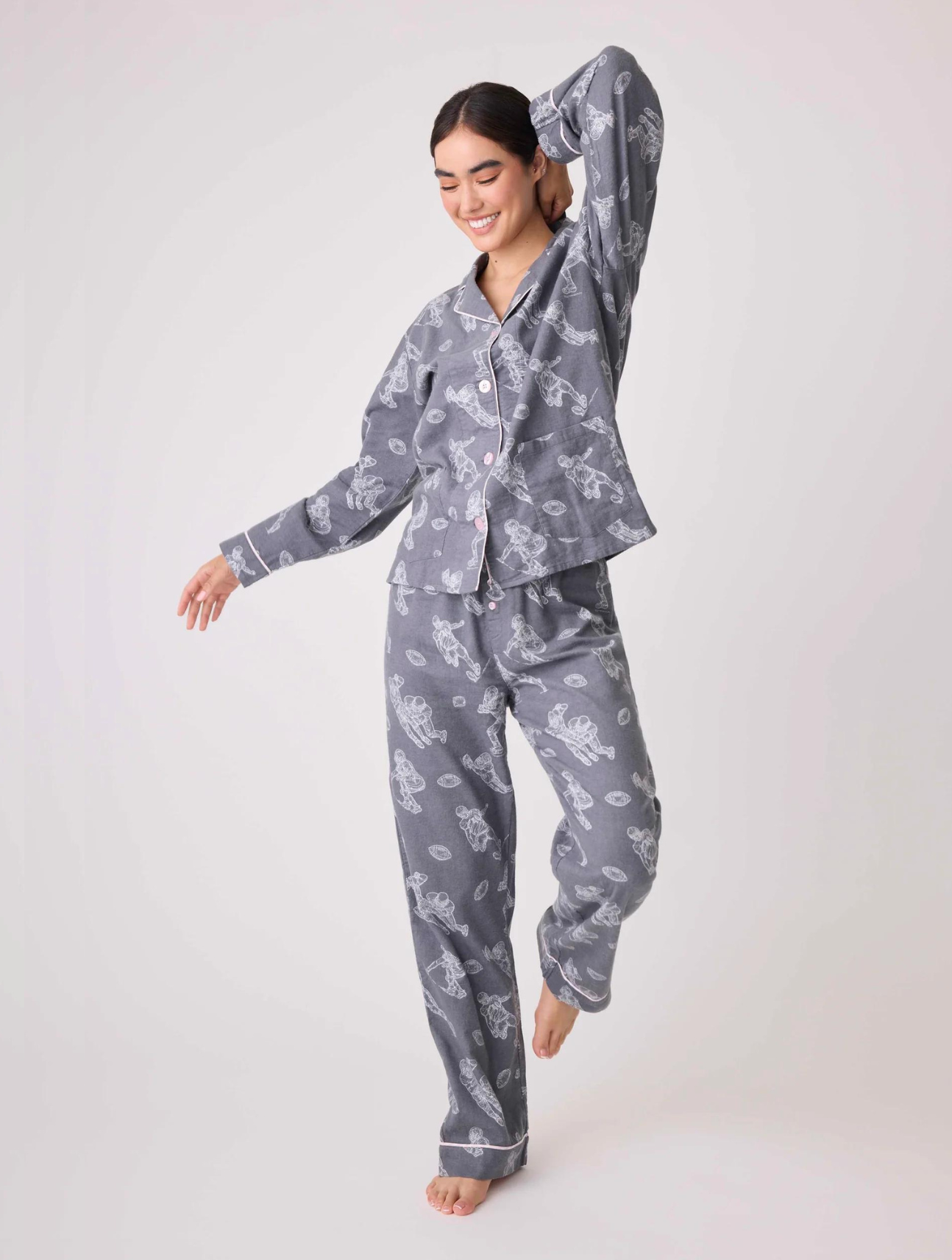 Game Day Flannel PJ Set