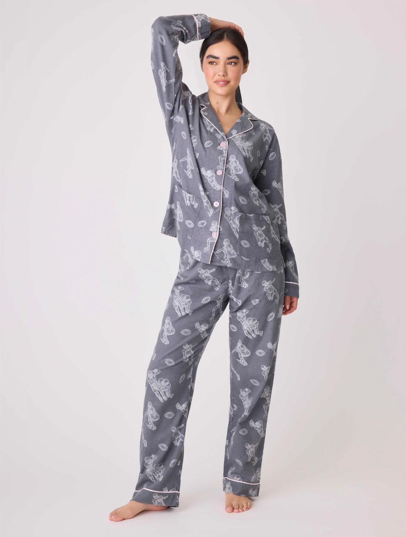 Game Day Flannel PJ Set