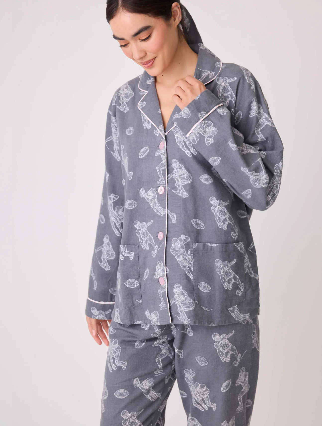 Game Day Flannel PJ Set