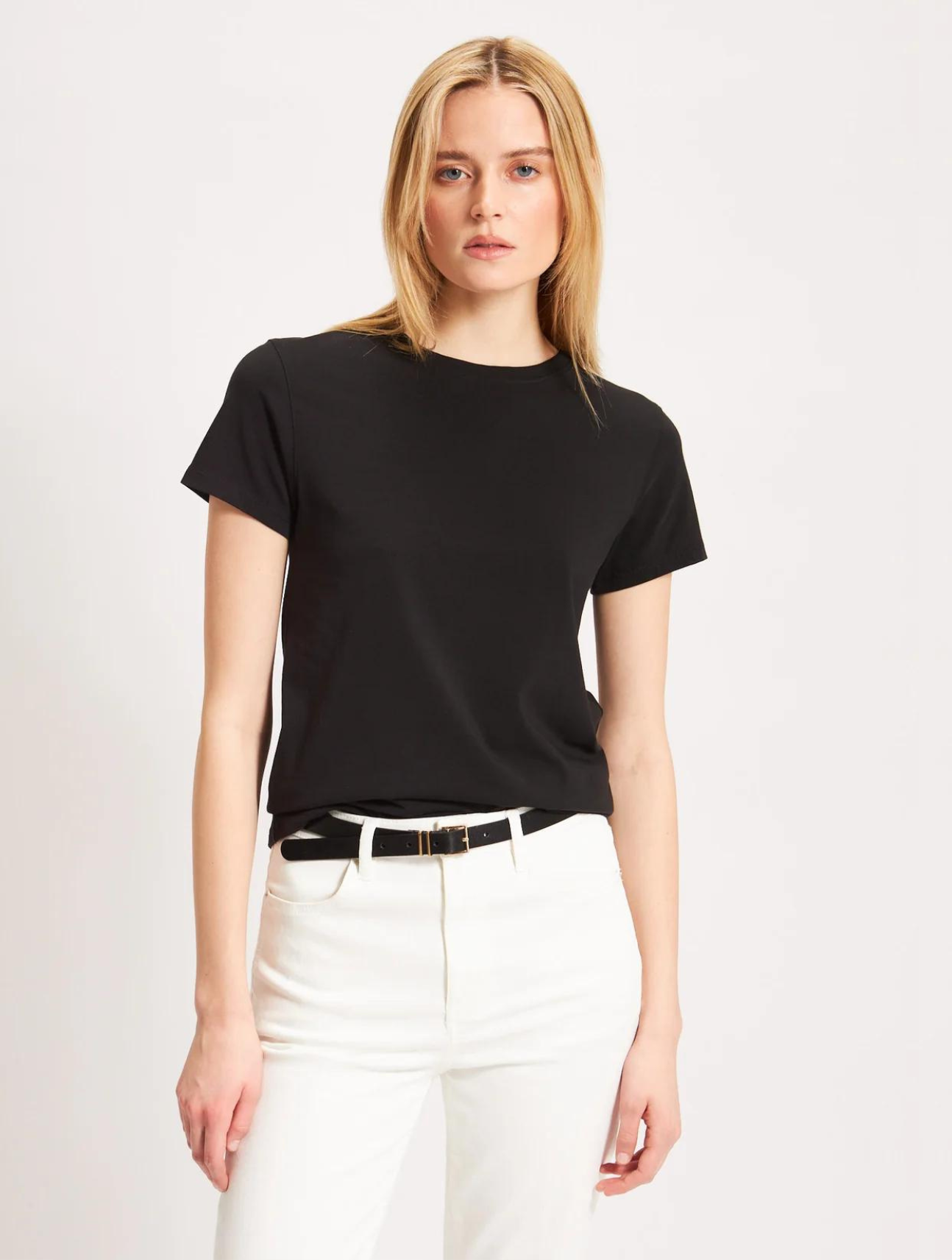 Pima Cotton Stretch Fitted T-Shirt