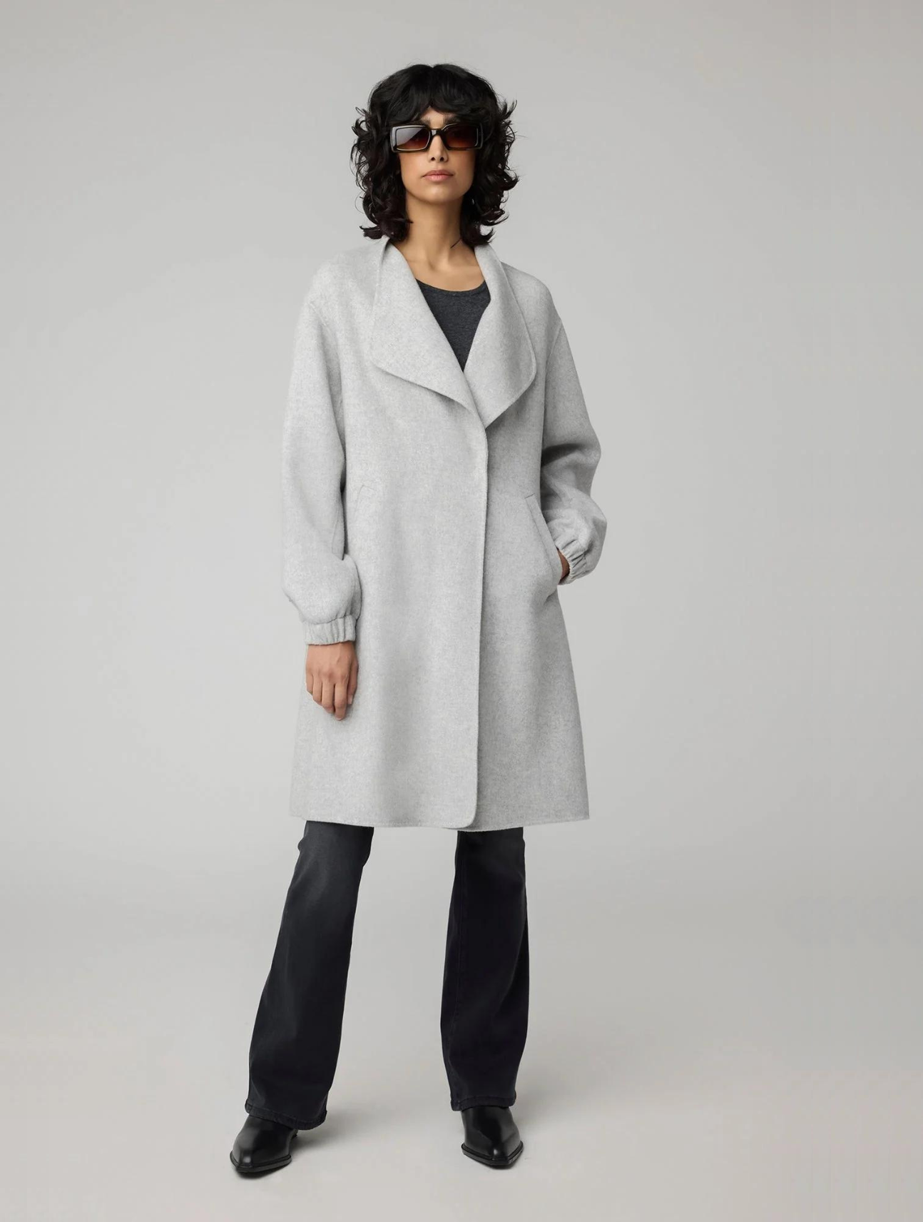 Suzie Wool Double Face Martingale Coat