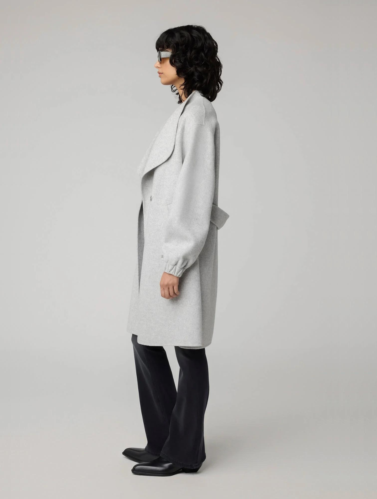 Suzie Wool Double Face Martingale Coat