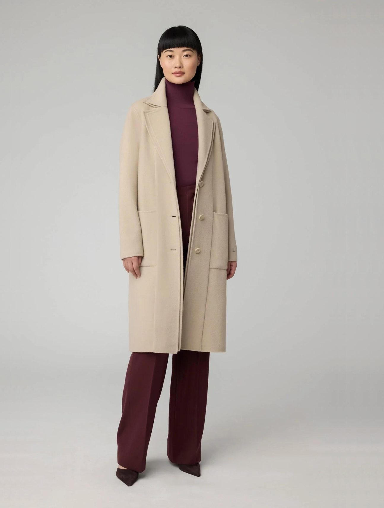 Benicia Double Face Wool Coat