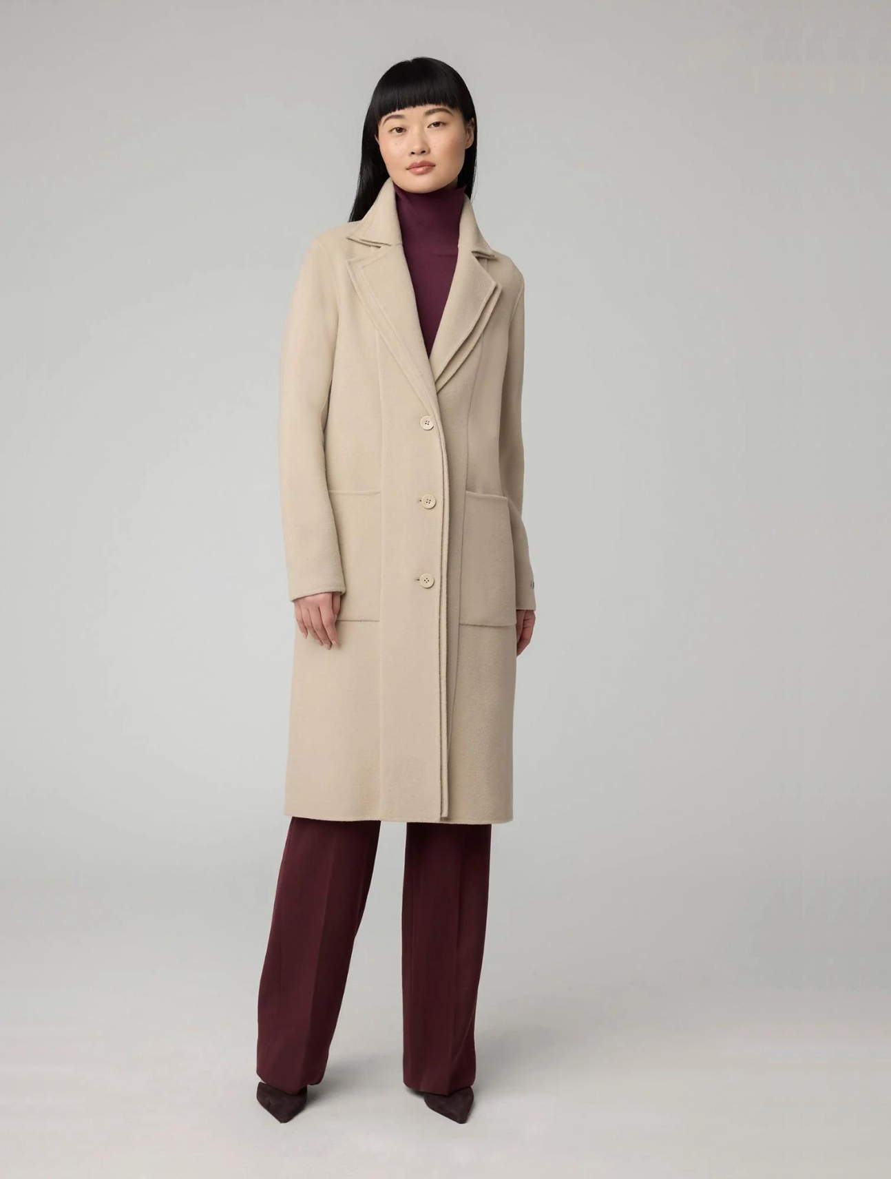 Benicia Double Face Wool Coat