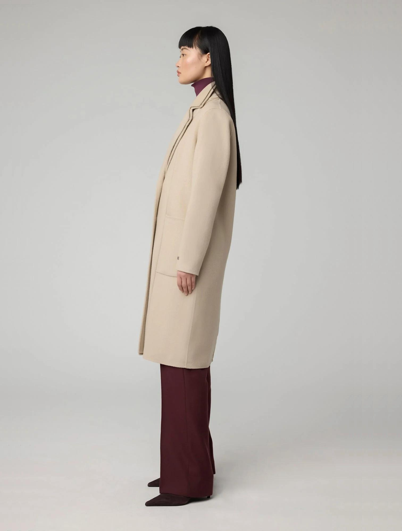 Benicia Double Face Wool Coat