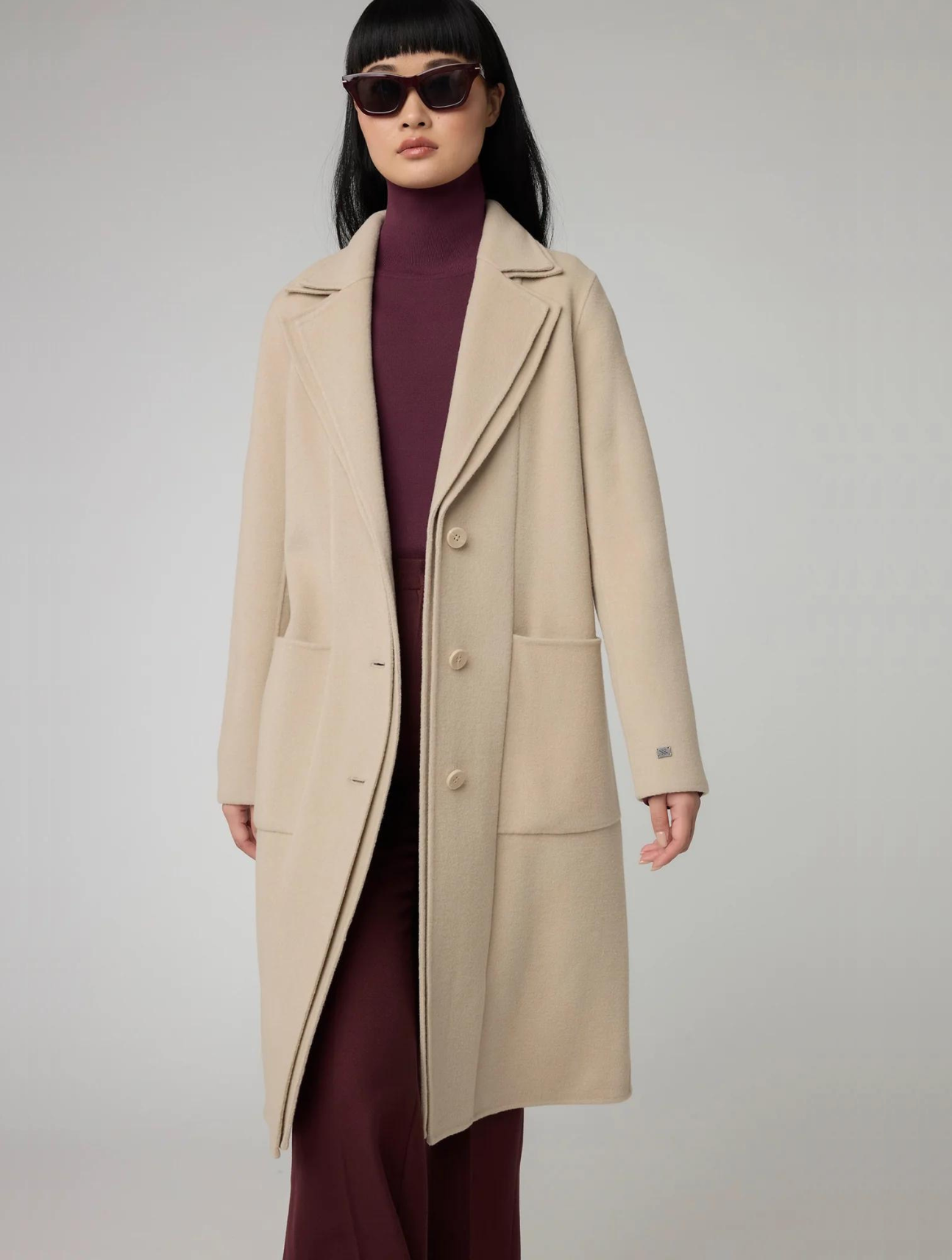 Benicia Double Face Wool Coat