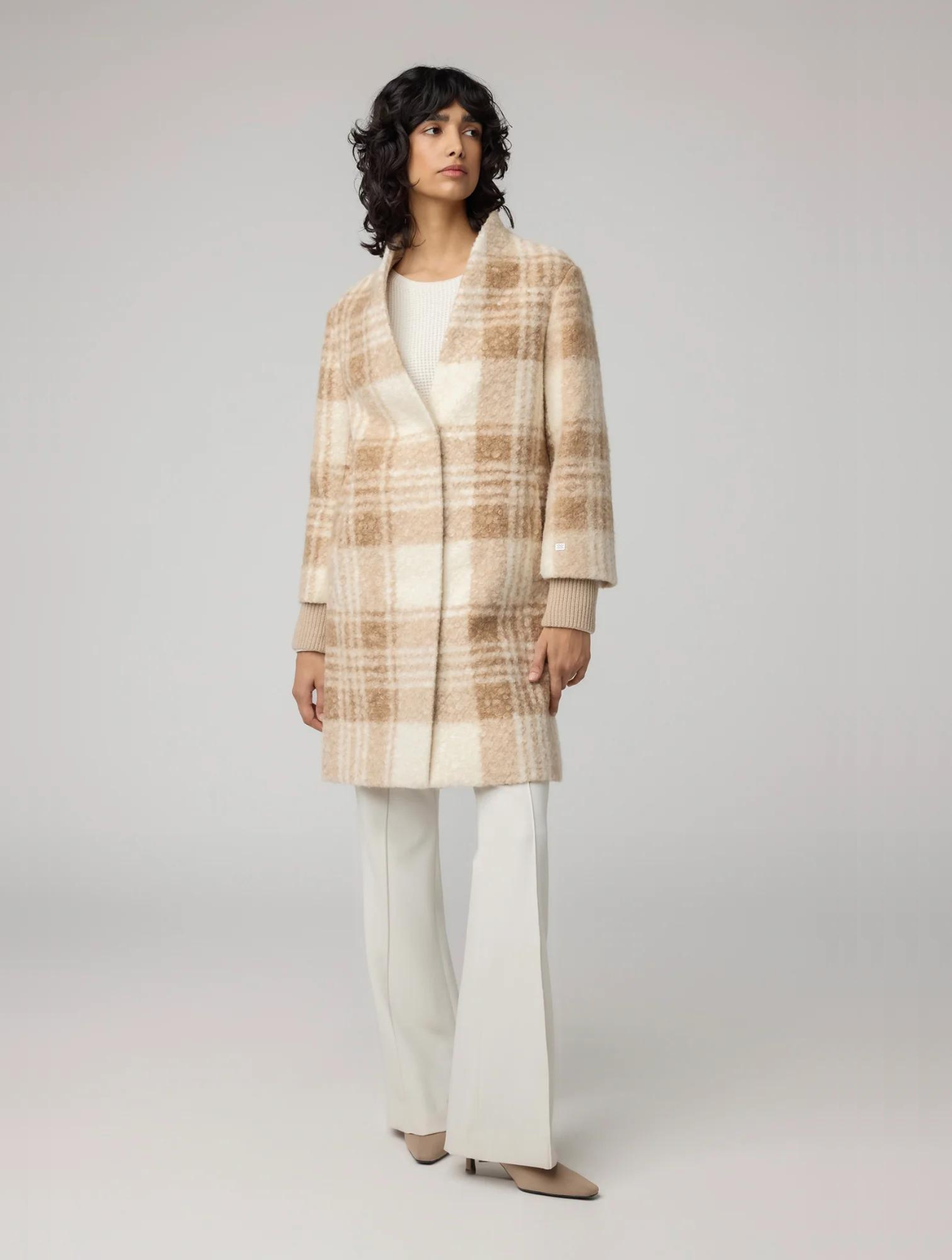 Samantha Plaid Coat