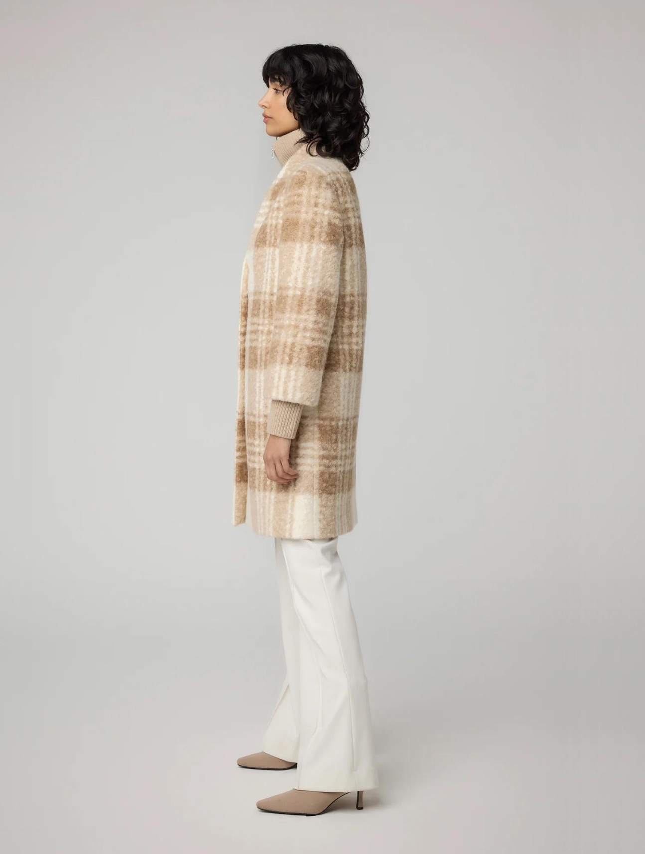 Samantha Plaid Coat