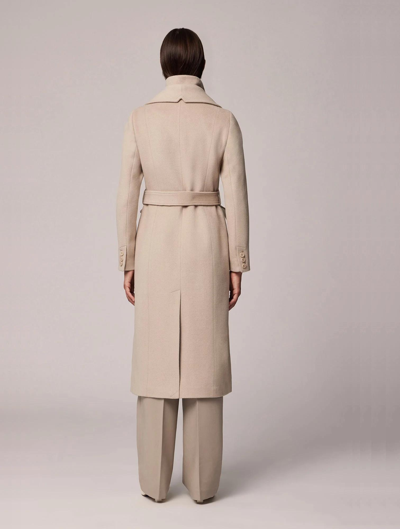 Ilana Fitted Wool Coat