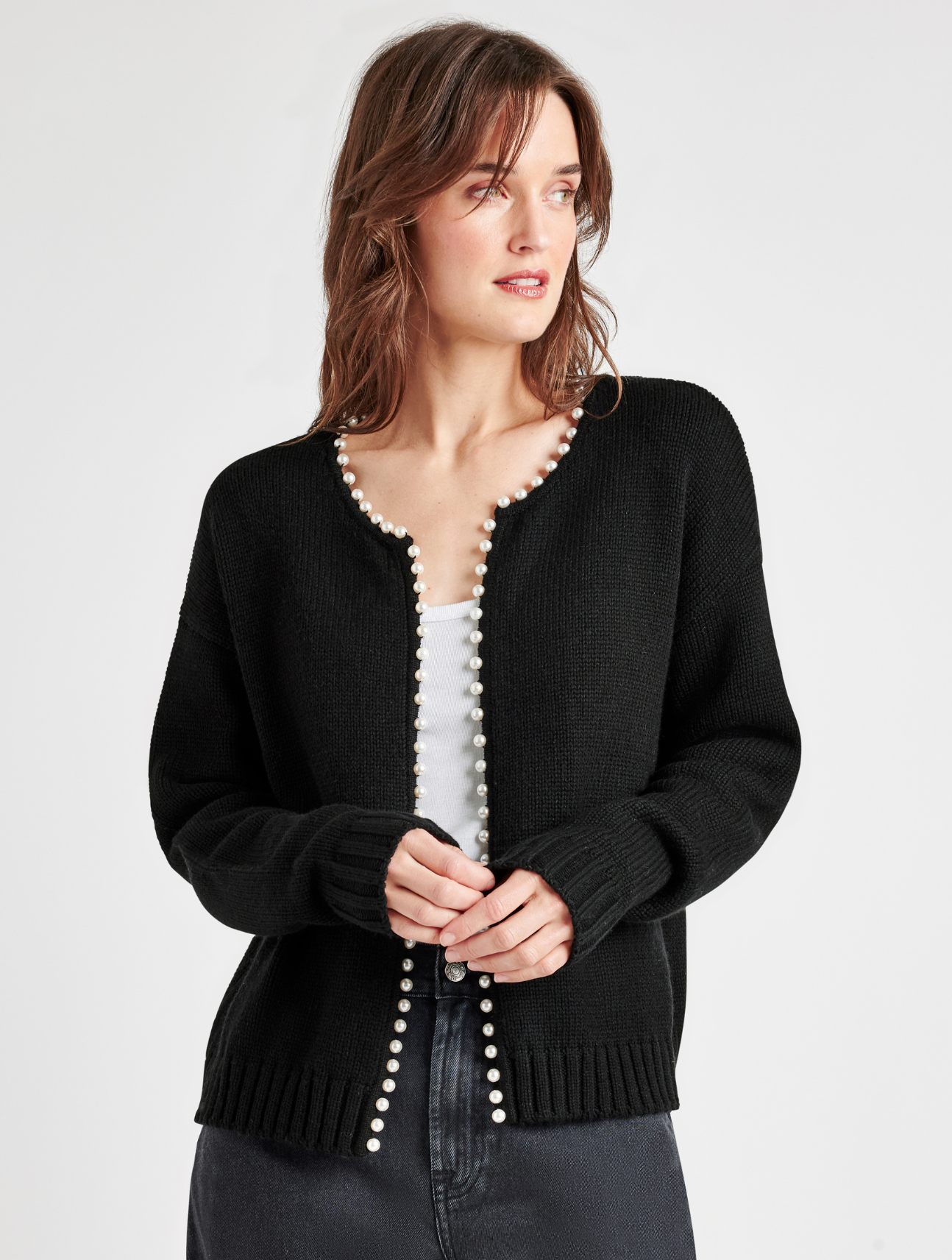 Emmy Pearl Cardigan