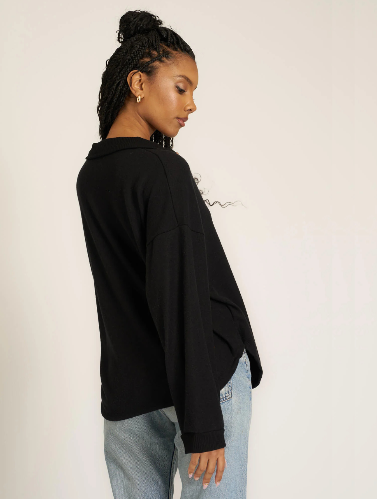 Chiara Cozy Collared Pullover