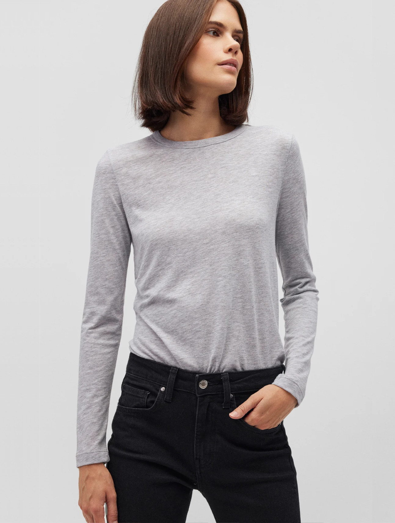 Long Sleeve Crew Neck T-Shirt