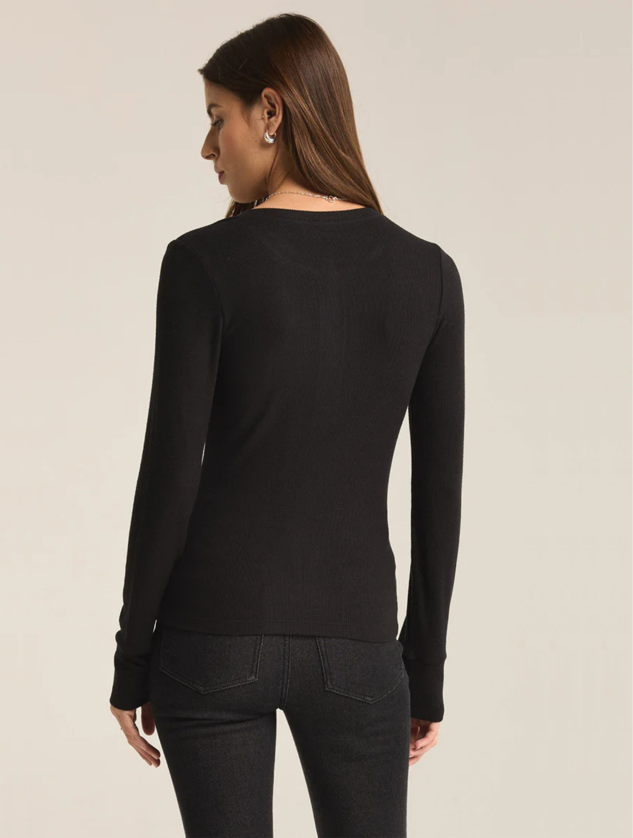 Scarlett Rib Henley