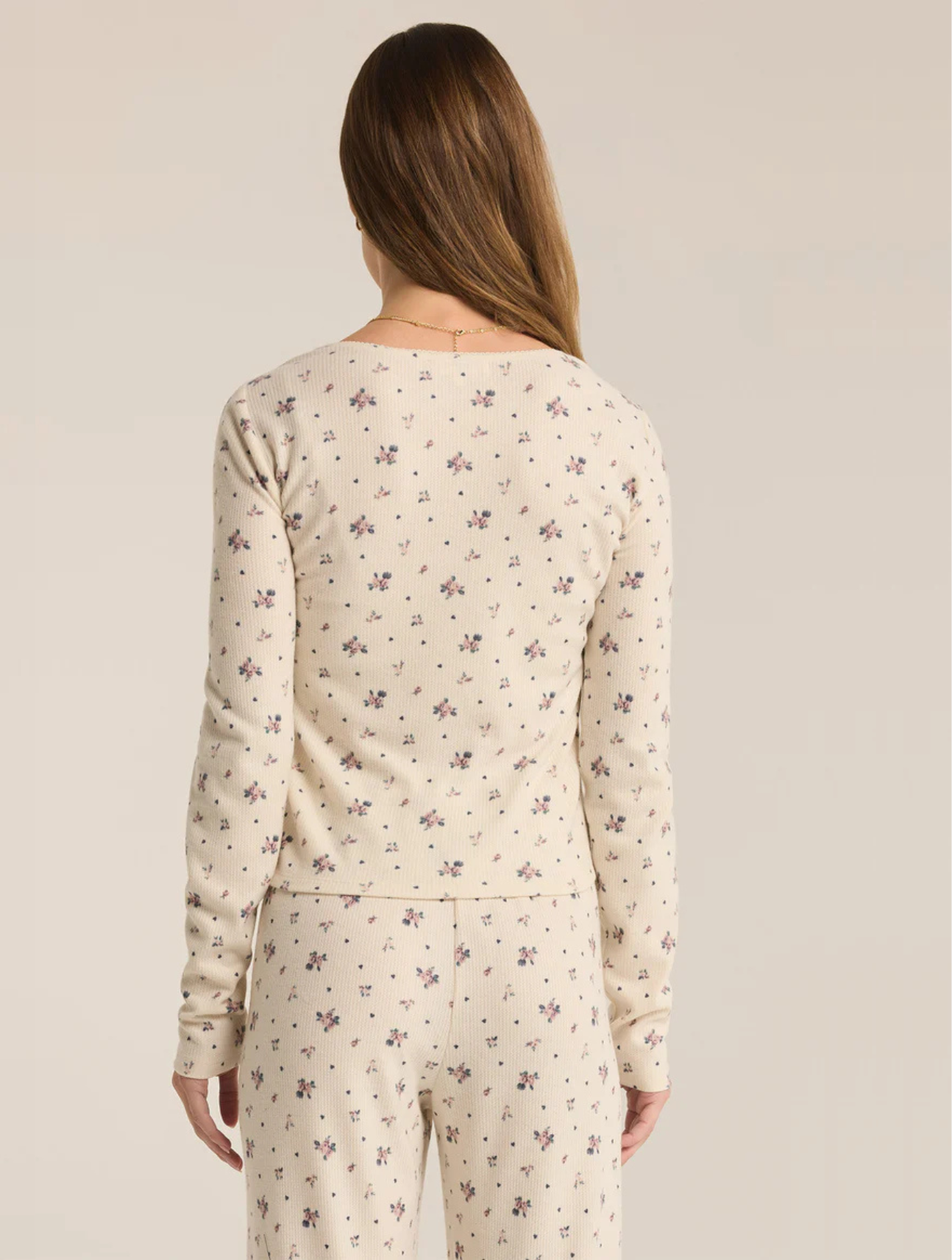 Tess Rosebud Long Sleeve Top