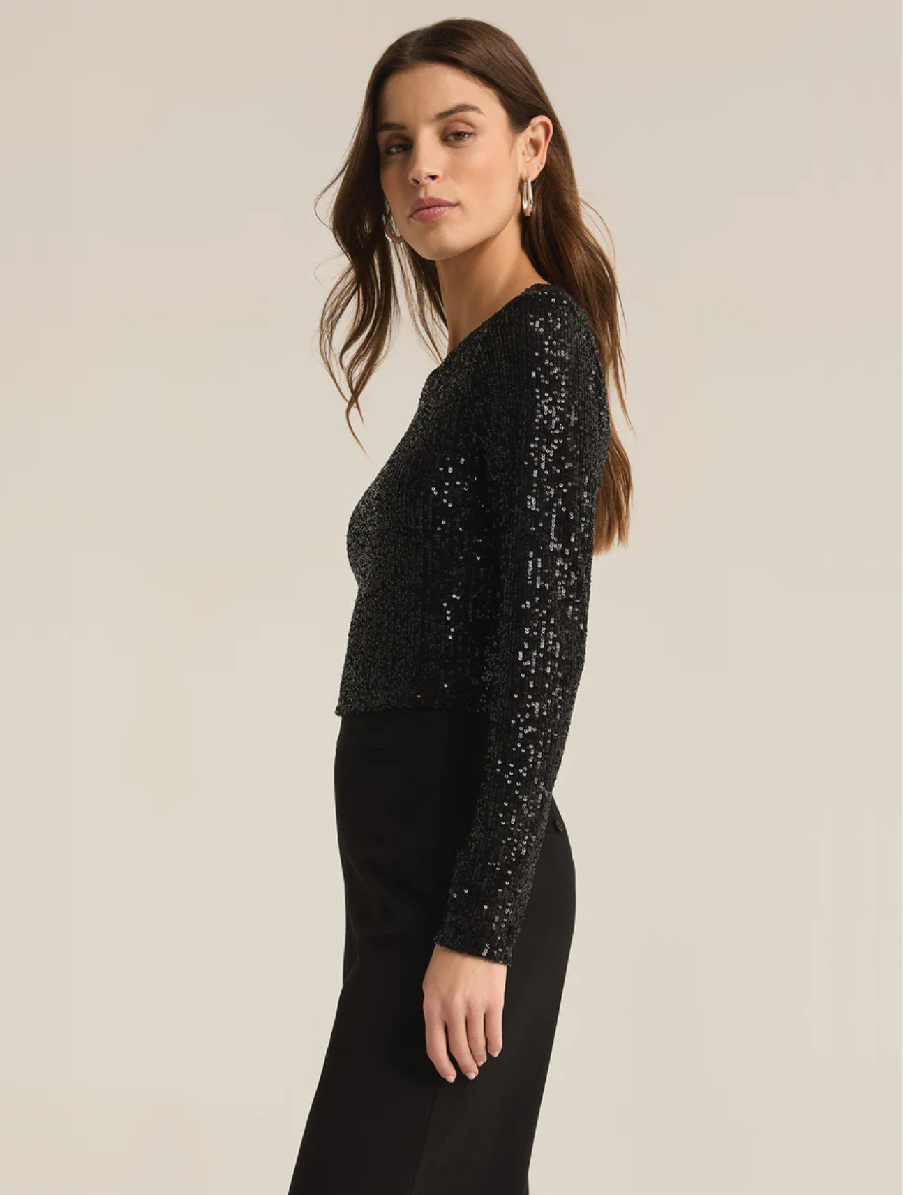 Aurora Sequin Top