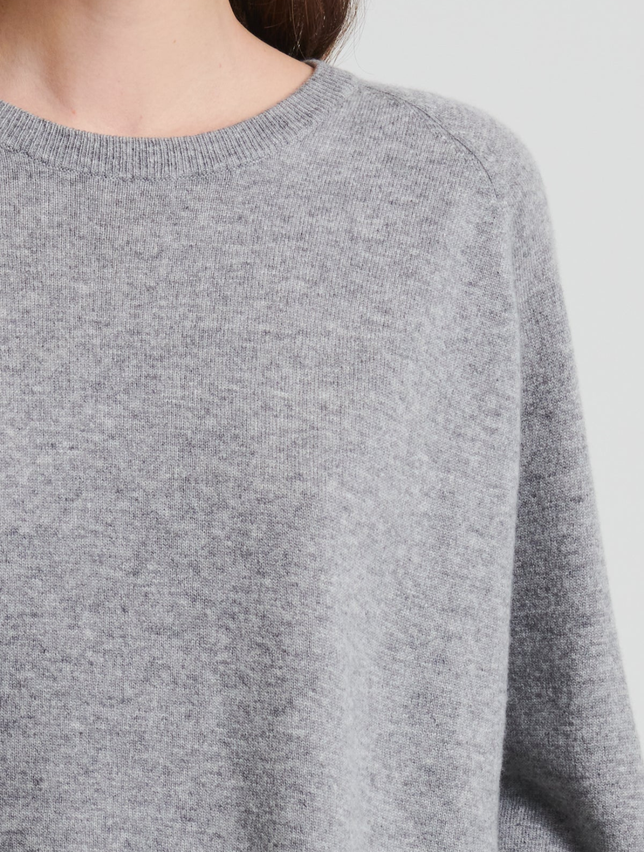 Cashmere Oversized Crewneck Sweater