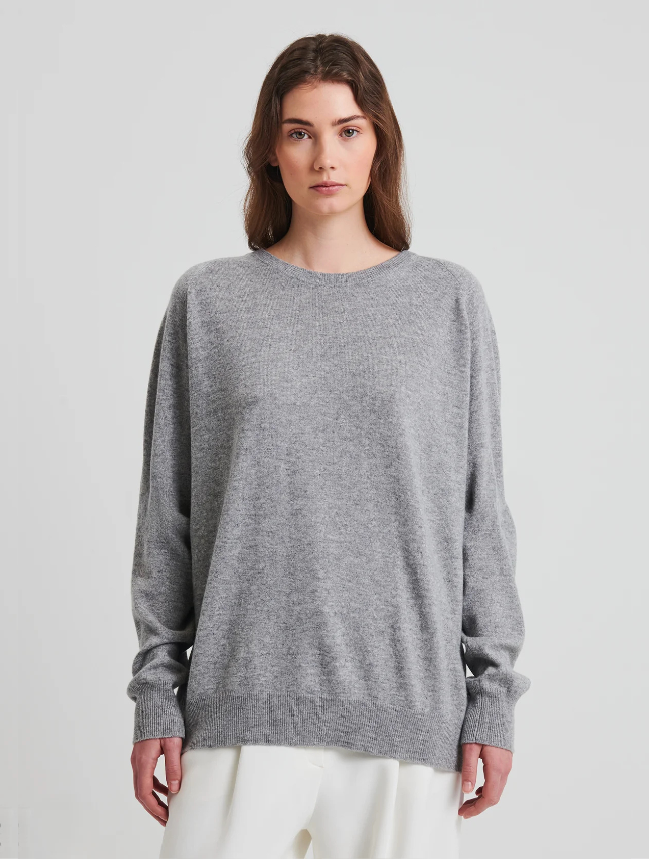 Cashmere Oversized Crewneck Sweater