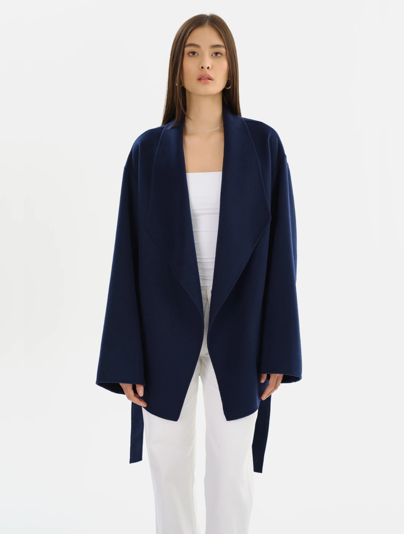 Mekia Belted Wool Coat