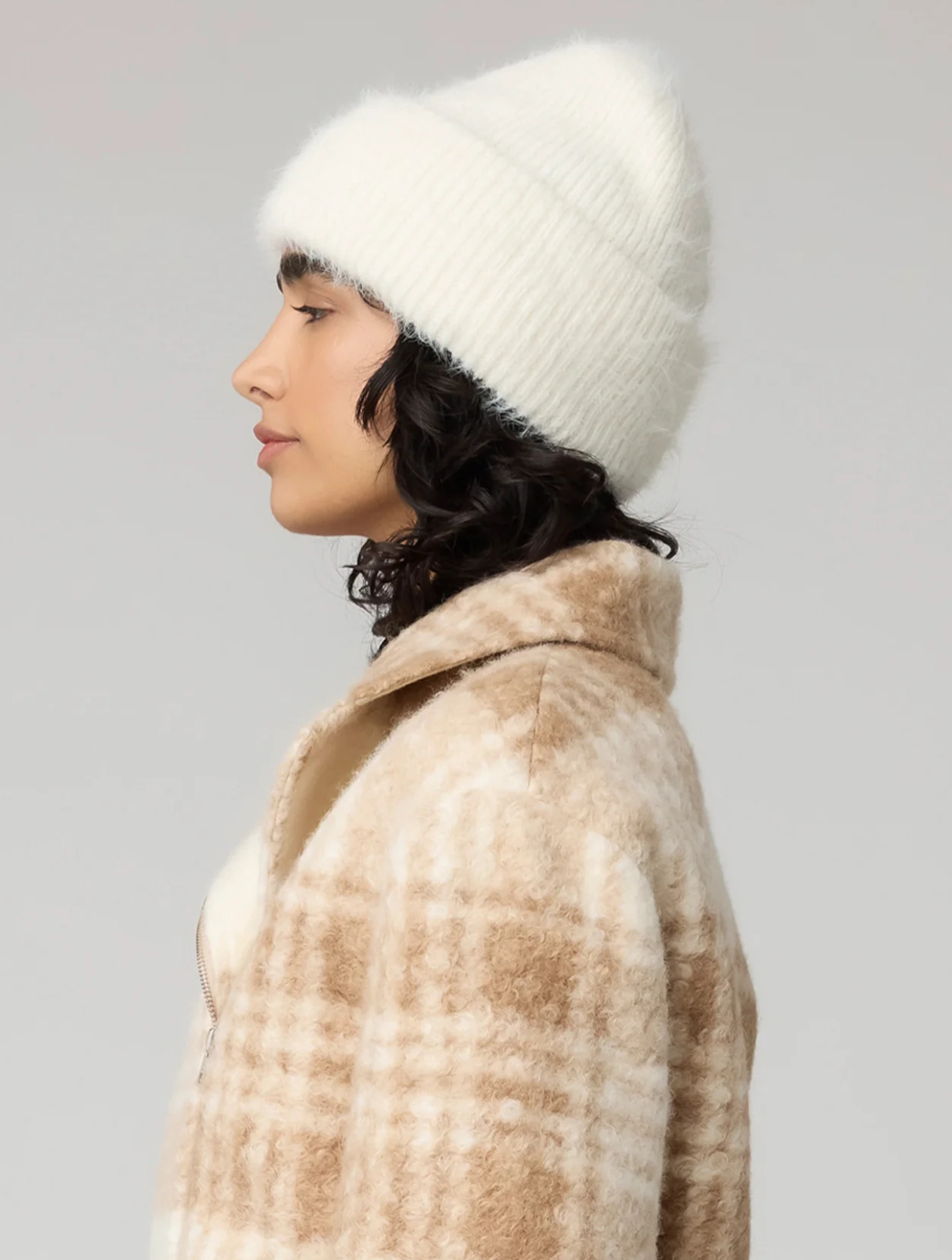 Jaya Fuzzy Knit Hat