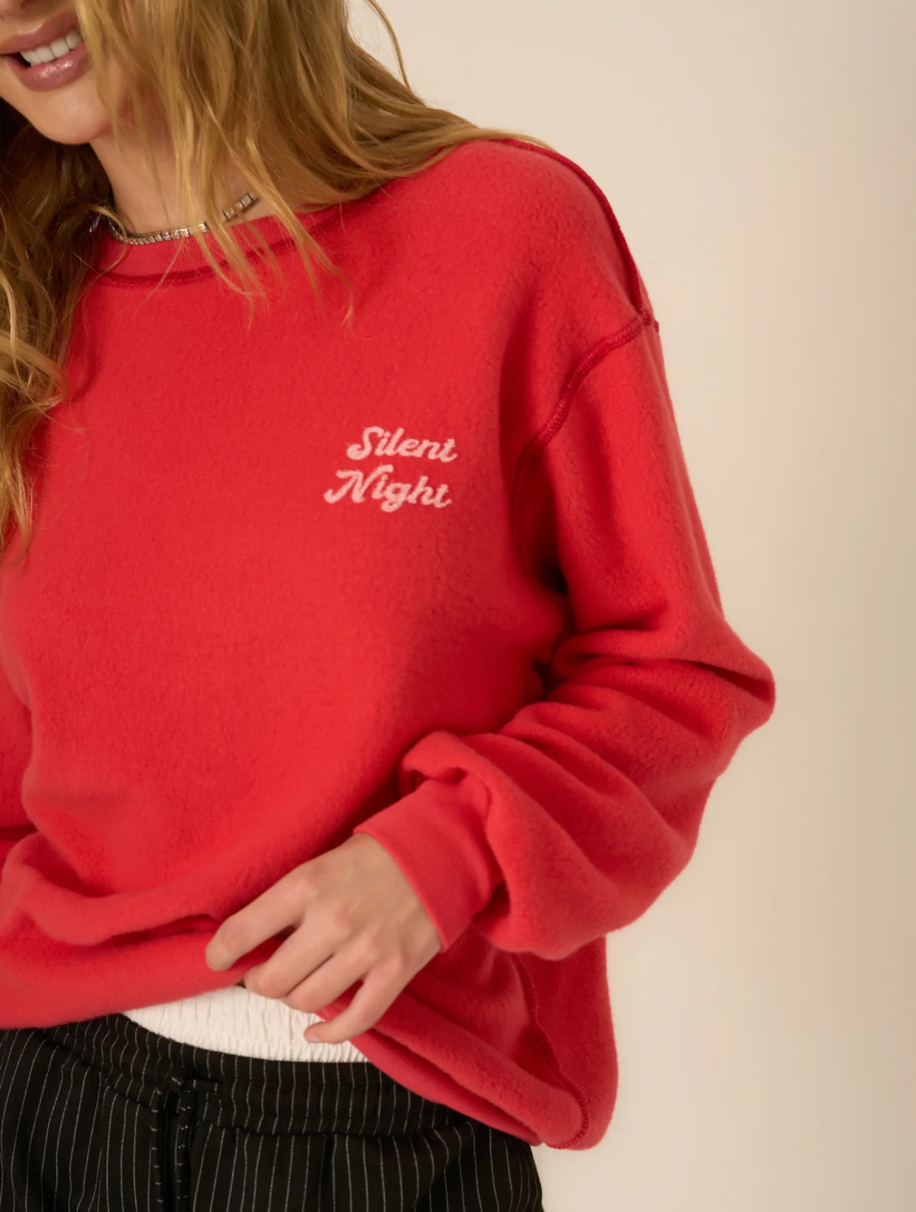 Merry & Bright / Silent Night Reversible Sweatshirt