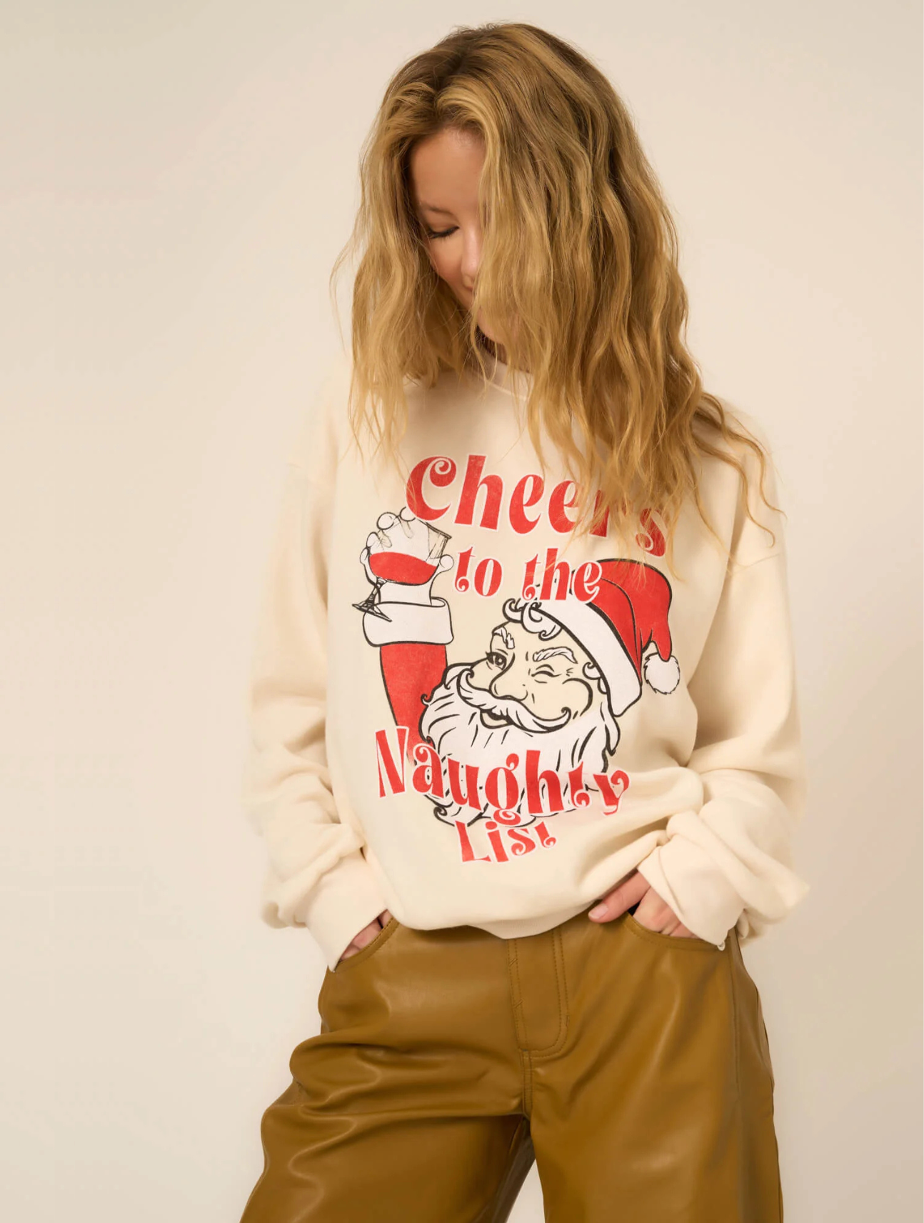 Cheers To The Naughty List Sweatshirt