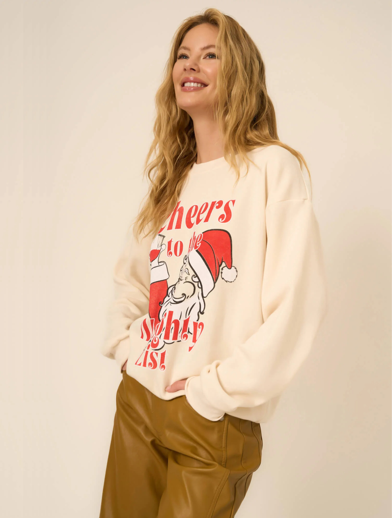 Cheers To The Naughty List Sweatshirt