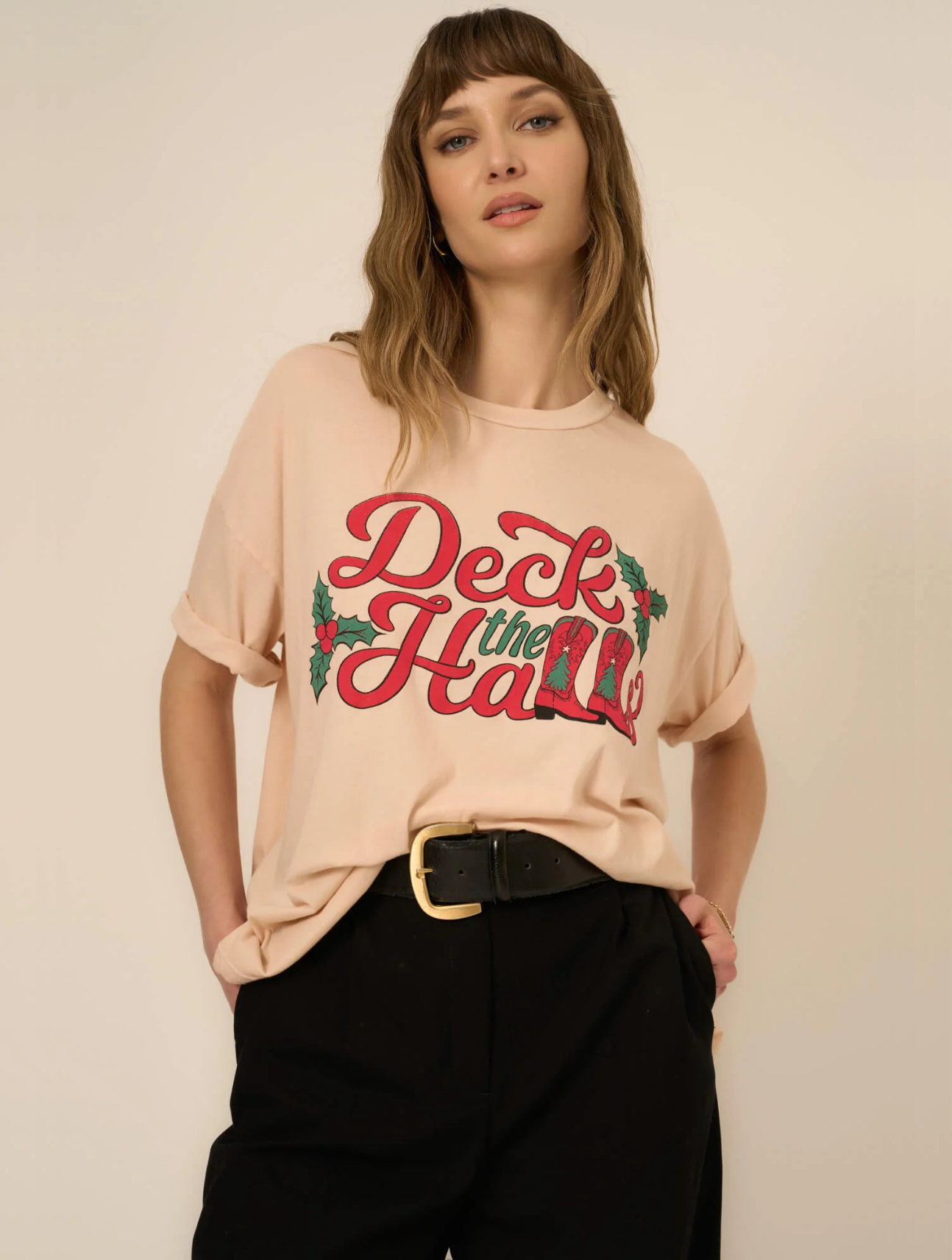 Deck The Halls Perfect BF Tee