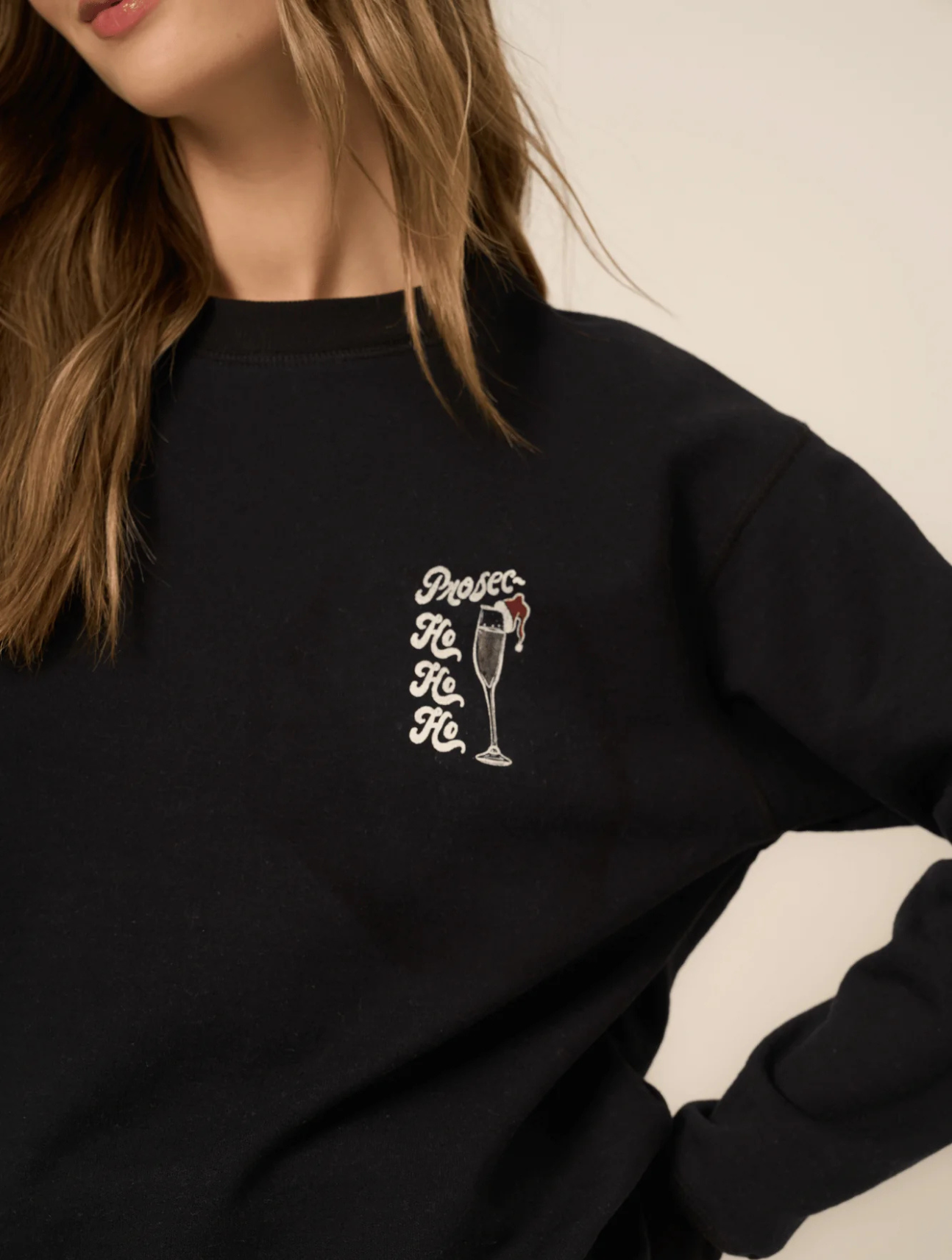 Prosecco/Gin Holiday Reversible Sweatshirt