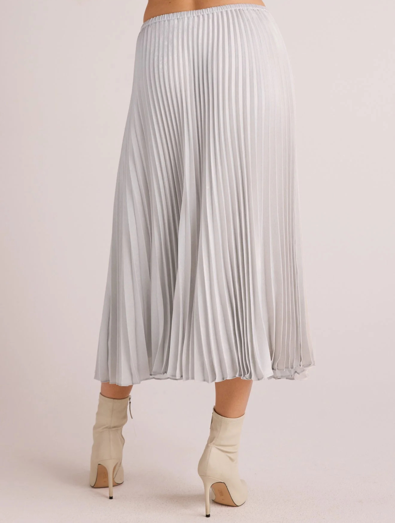 Hand Pleated Midi Skirt