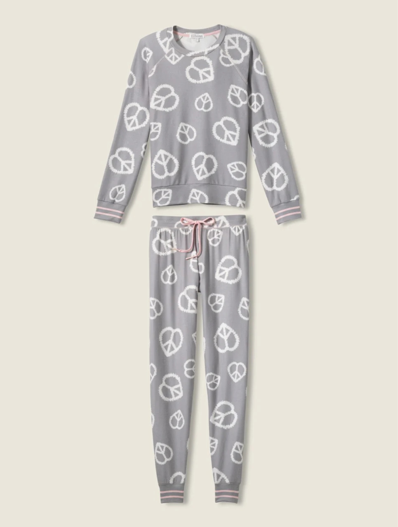 Full Of Love Peace Heart PJ Set