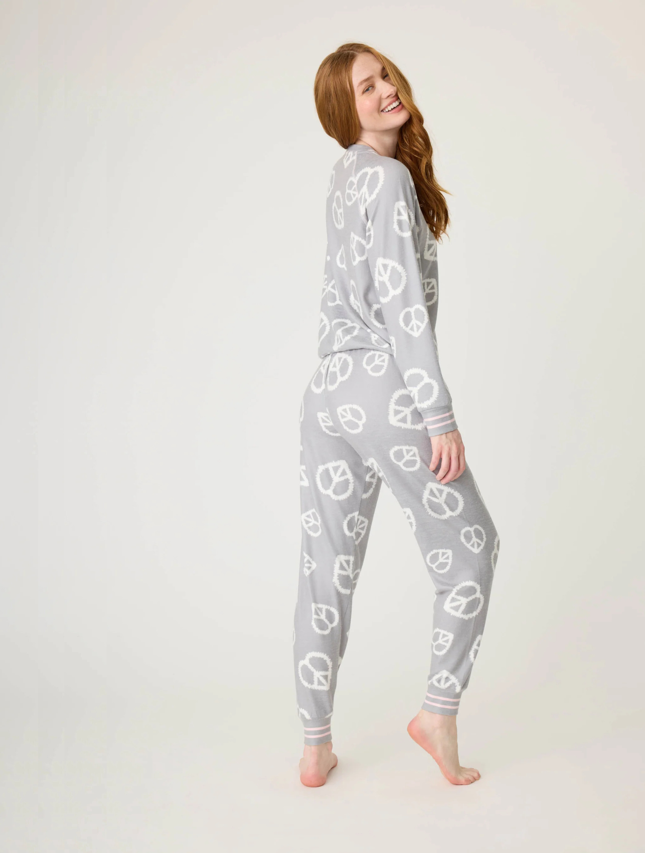 Full Of Love Peace Heart PJ Set