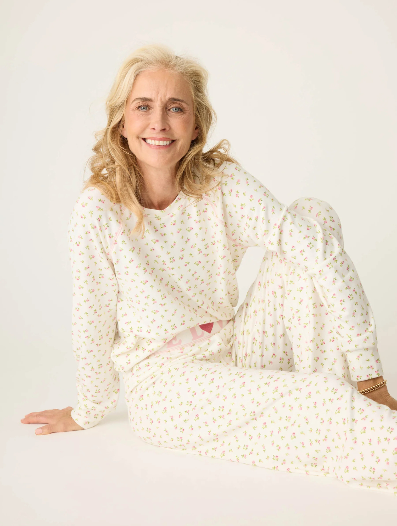 Full Of Love Floral PJ Set