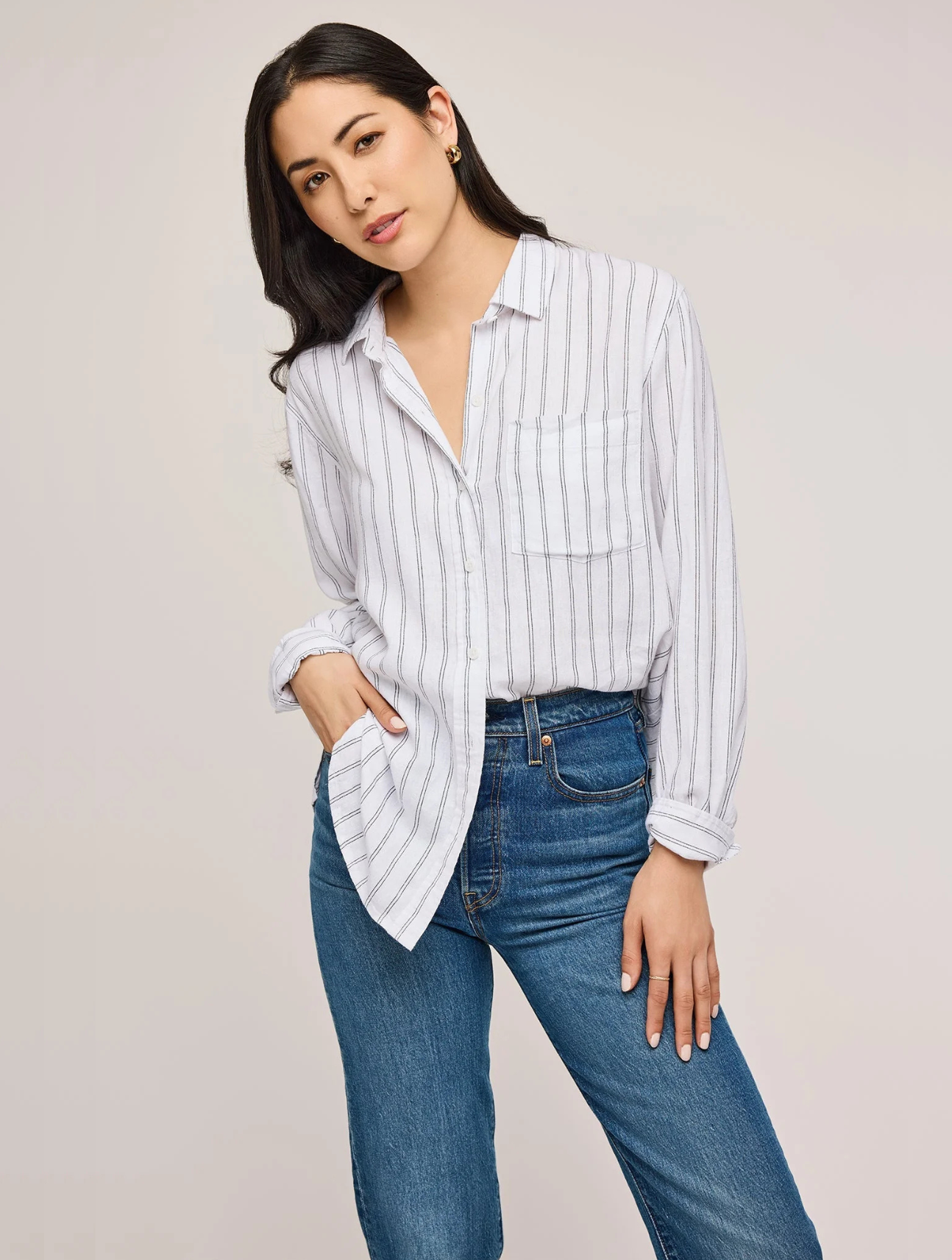 Dominique Button Down Shirt