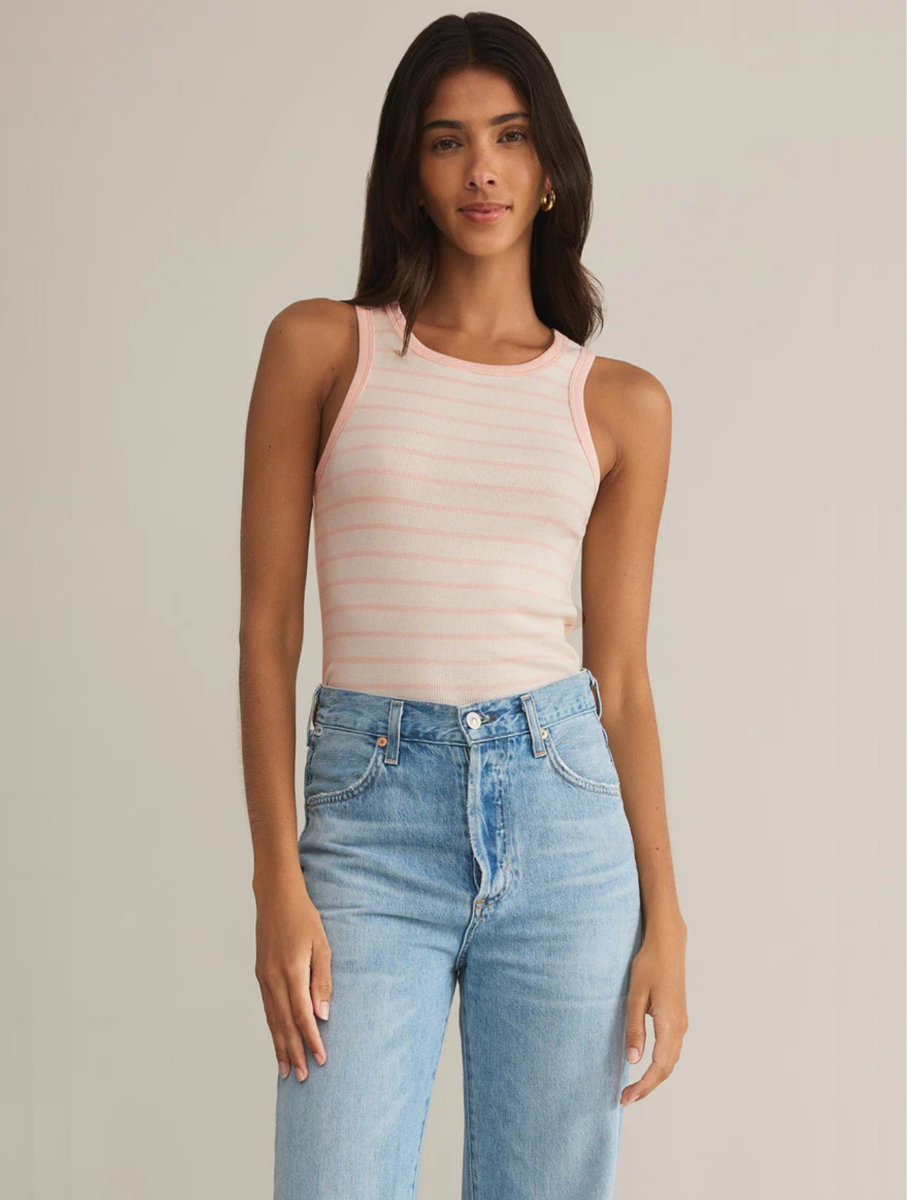 Hadley Striped Rib Tank